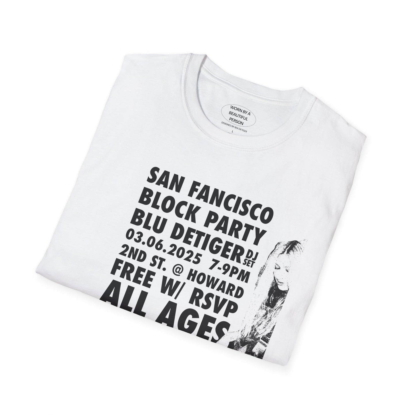 BLU DETIGER DJ SET IN SF 03.06.2025 LIMITED EDITION T SHIRT