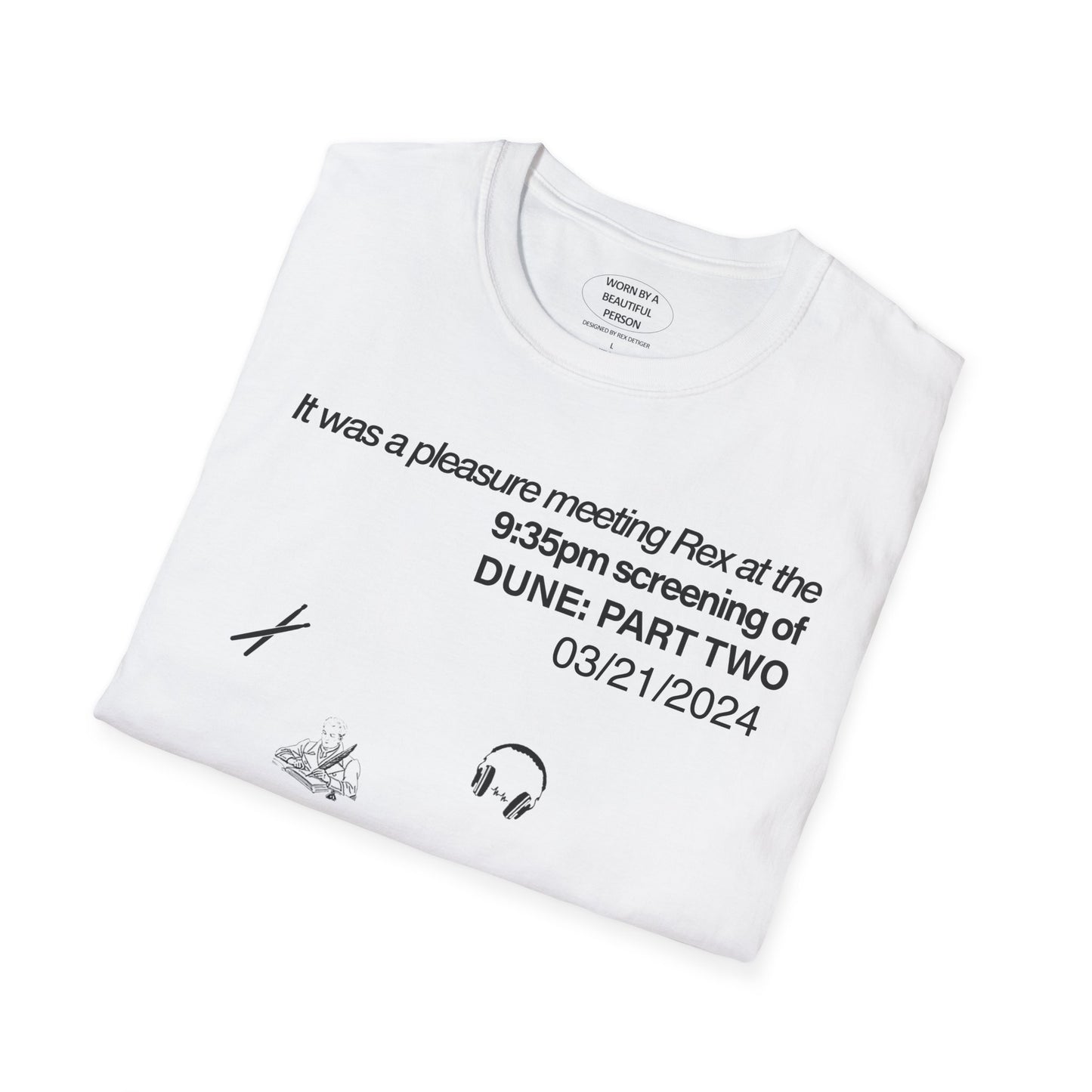 It was a pleasure meeting Rex at DUNE PART TWO - Unisex Softstyle T-Shirt