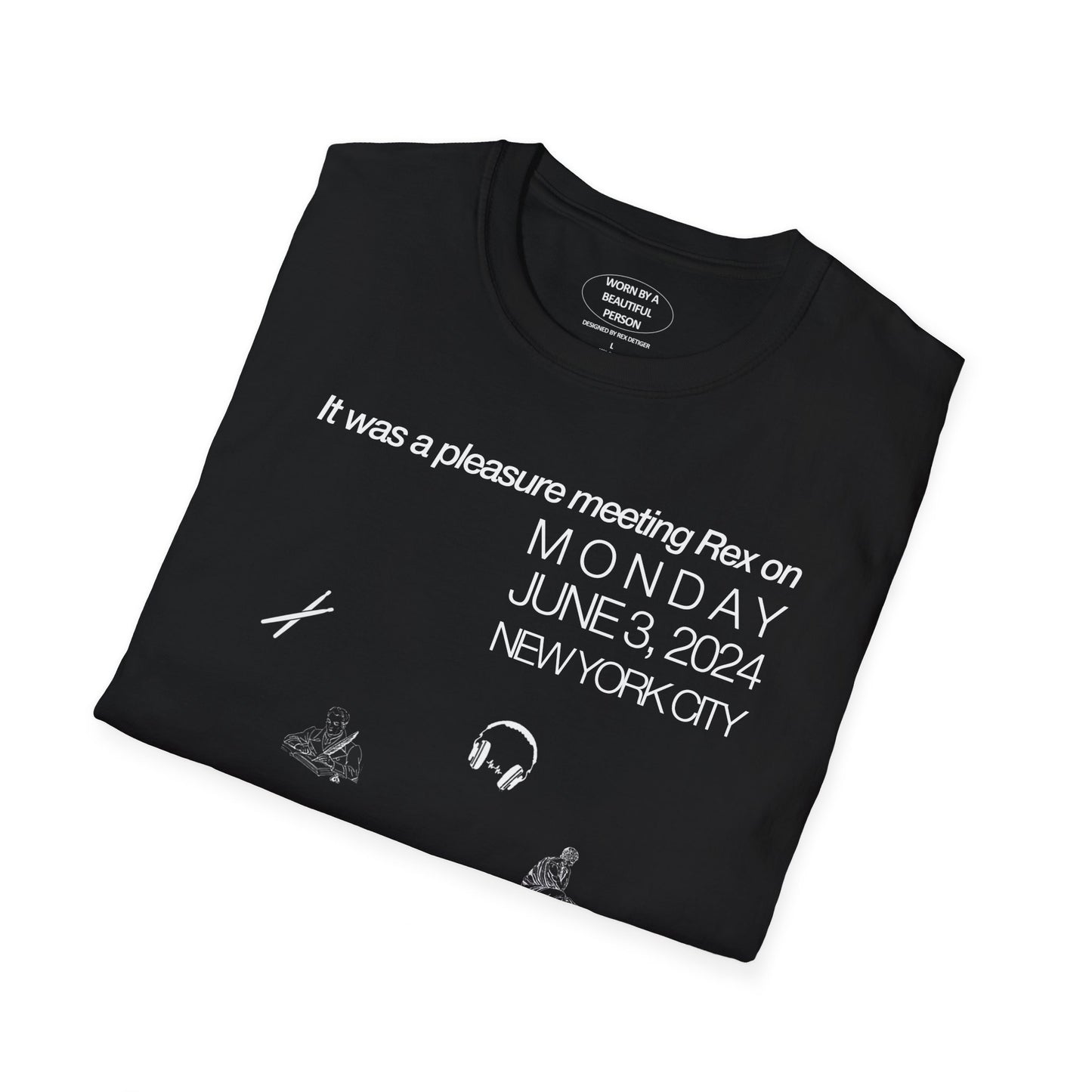 It was a pleasure meeting Rex Monday June 3 2024 - Unisex Softstyle T-Shirt
