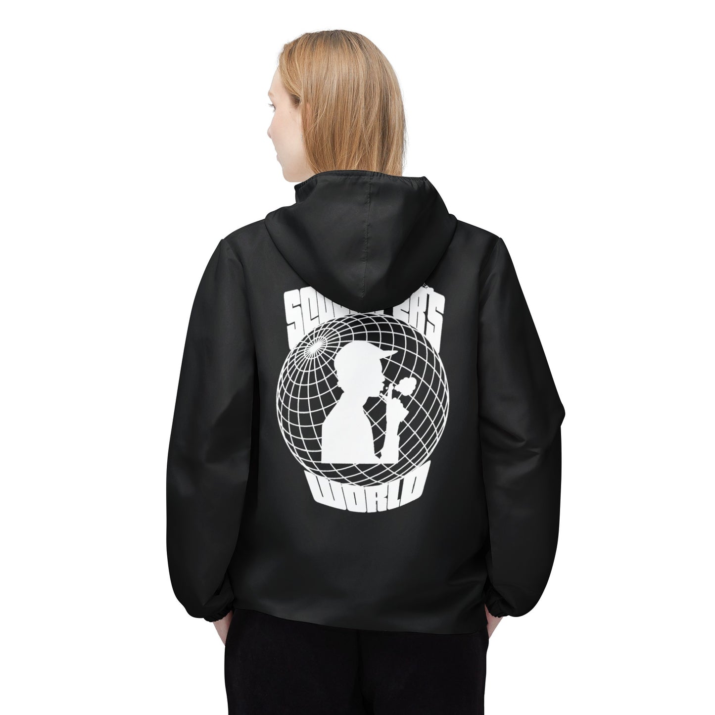 Love the band, Respect the Crew (Front) - Scoomper's World (Back) - Windbreaker Jacket