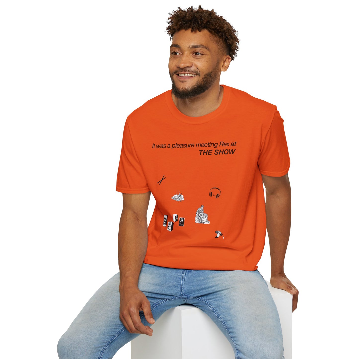 It was a pleasure meeting Rex at THE SHOW - Unisex Softstyle T-Shirt
