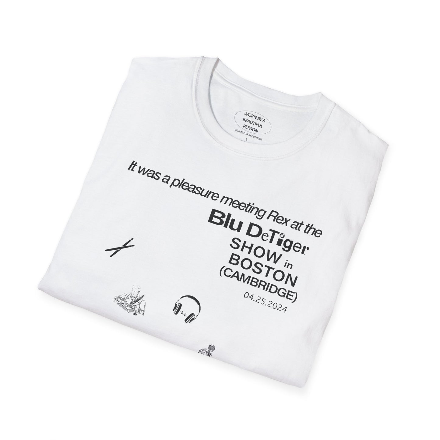 It was a pleasure meeting Rex at the Blu show in Boston - Unisex Softstyle T-Shirt