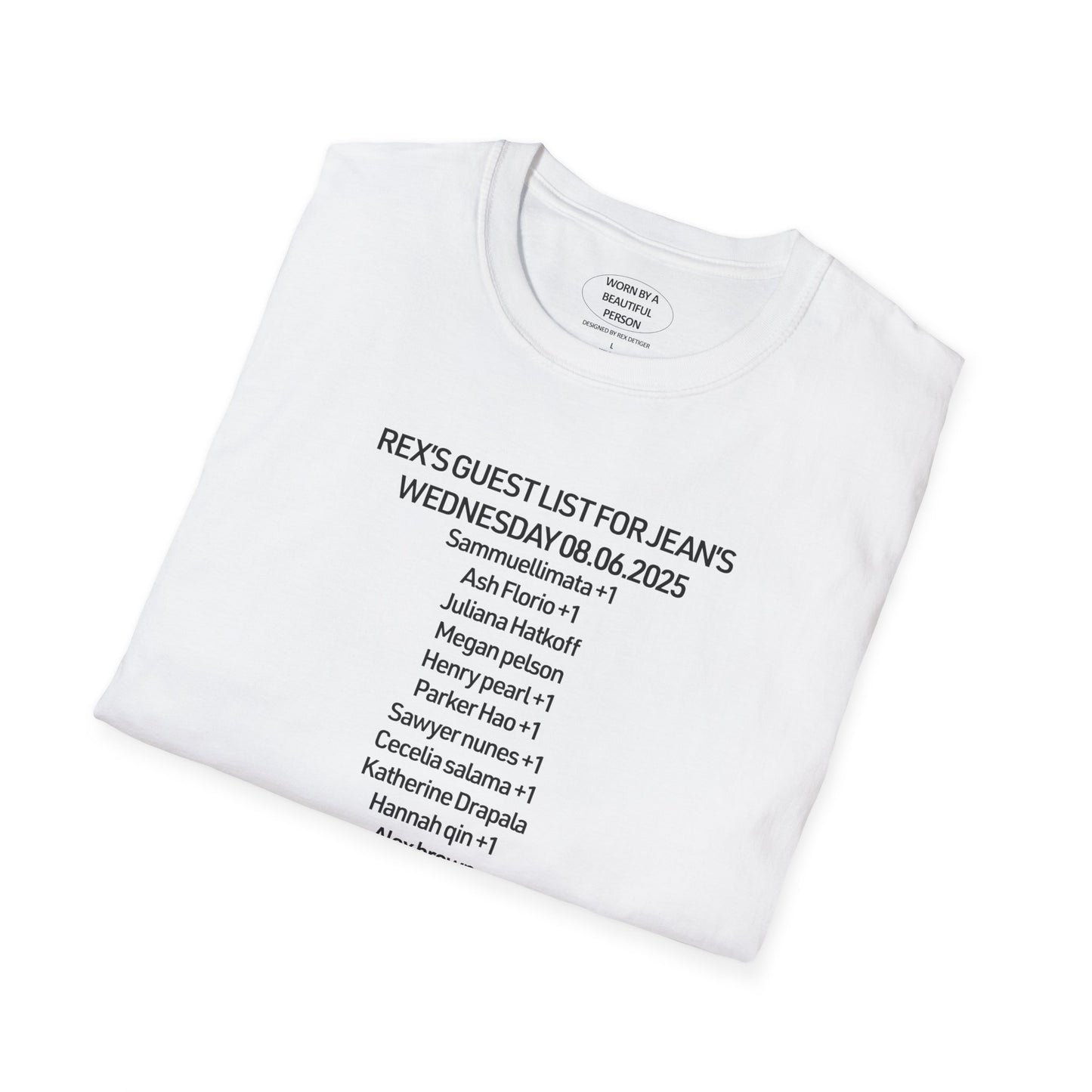 Rex's Guest List for Jean's NYC 08.06.2025