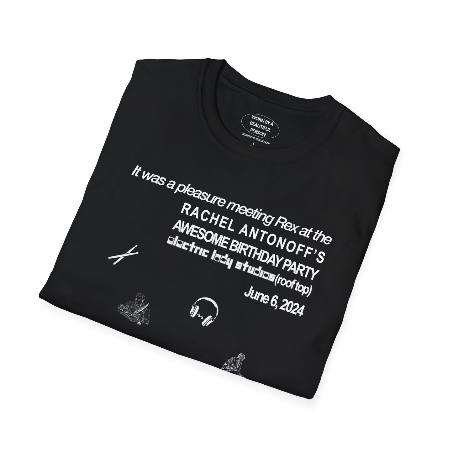 It was a pleasure meeting Rex at Rachel's Awesome Birthday Party - Unisex Softstyle T-Shirt