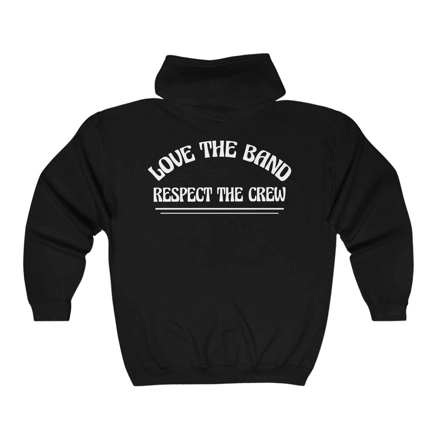 Scoomper's World - Love the Band, Respect the Crew - Unisex Heavy Blend™ Full Zip Hooded Sweatshirt