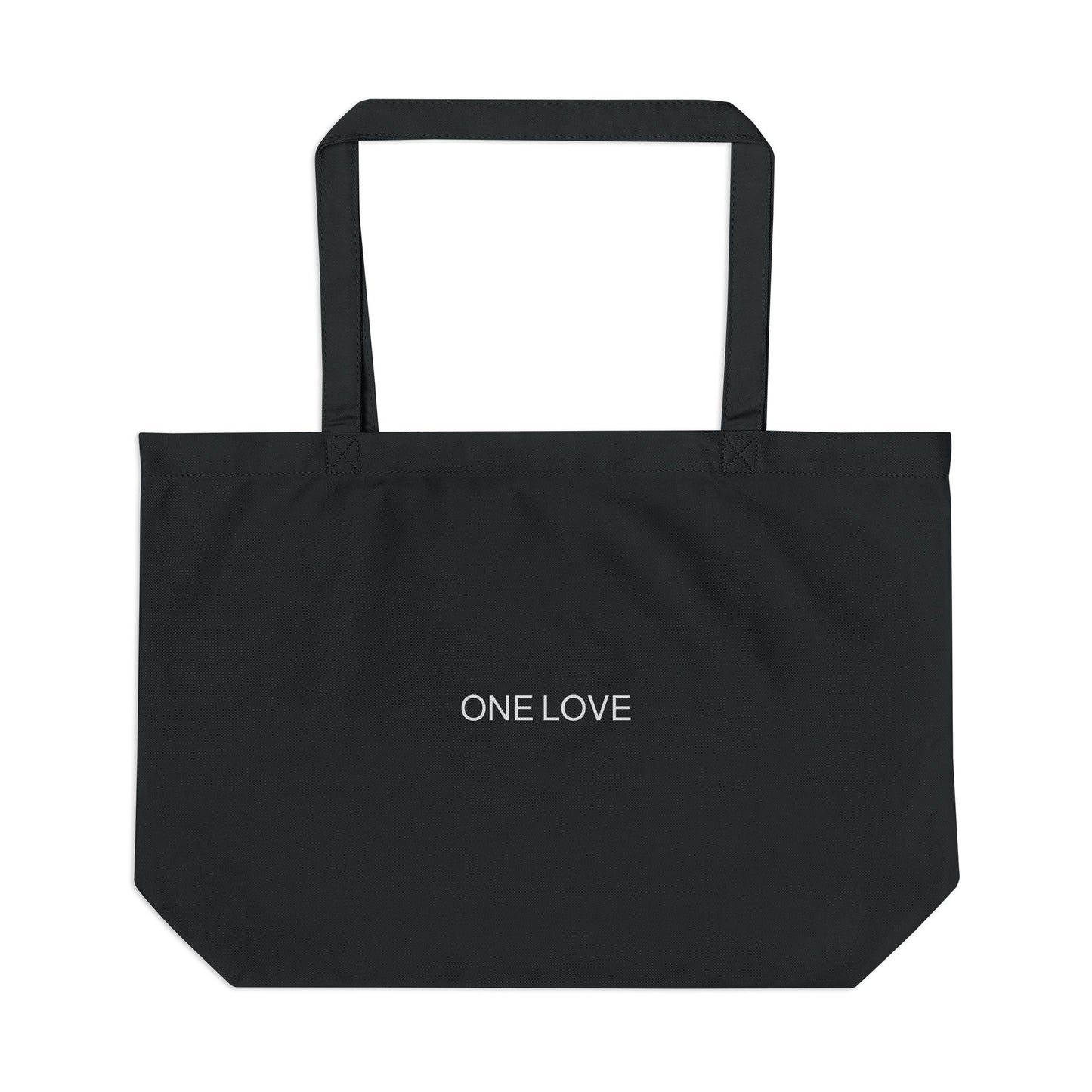 REX SAYS BLESS for ALEXIS Large Eco Tote - NATURAL CANVAS OR BLACK COLORS