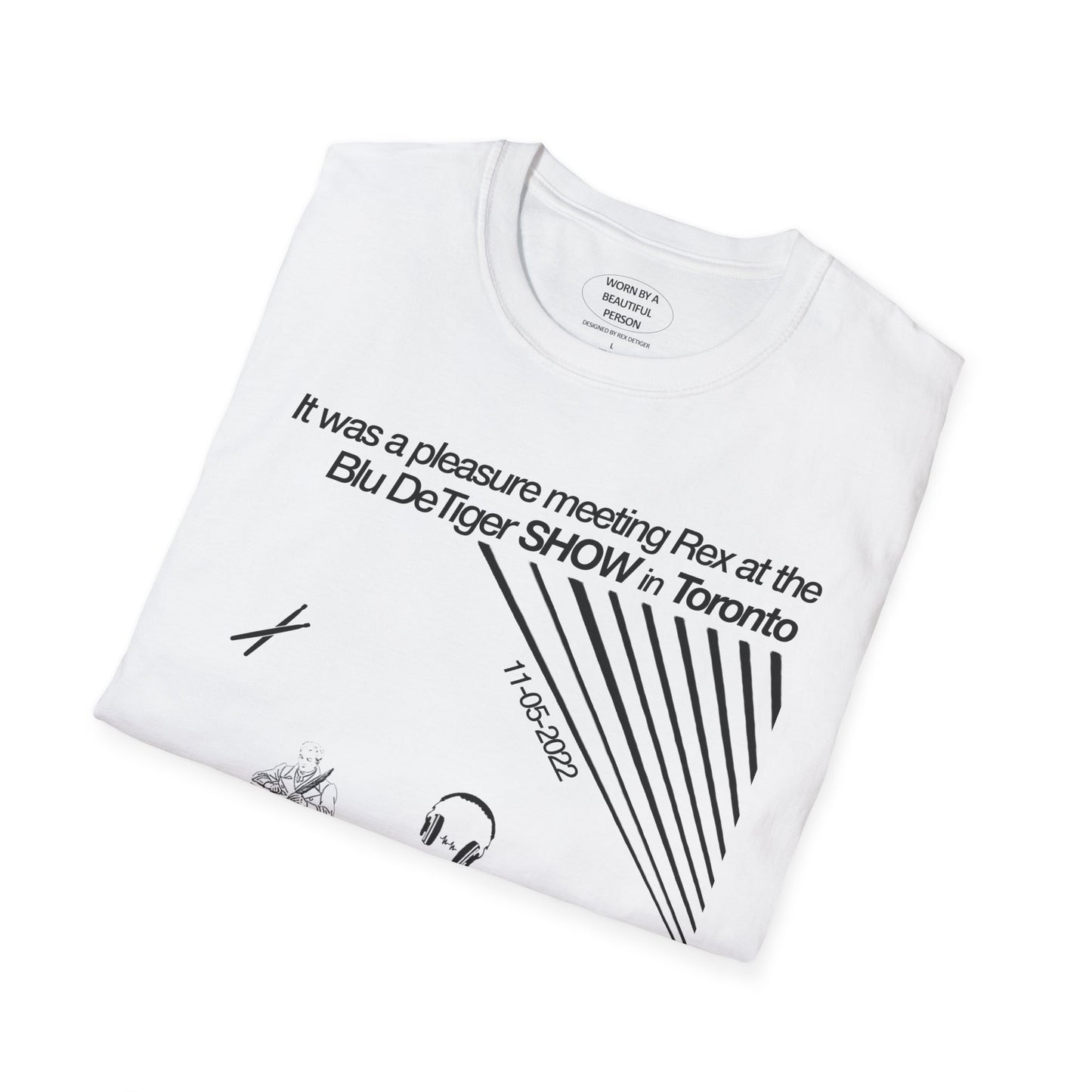 It was a pleasure meeting Rex at the Blu DeTiger show in Toronto - Unisex Softstyle T-Shirt