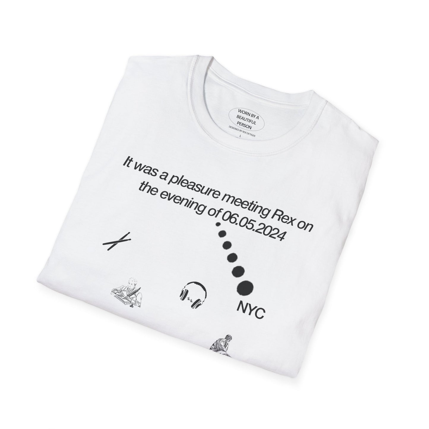 It was a pleasure meeting Rex on the evening of 06.05.2024 NYC - Unisex Softstyle T-Shirt