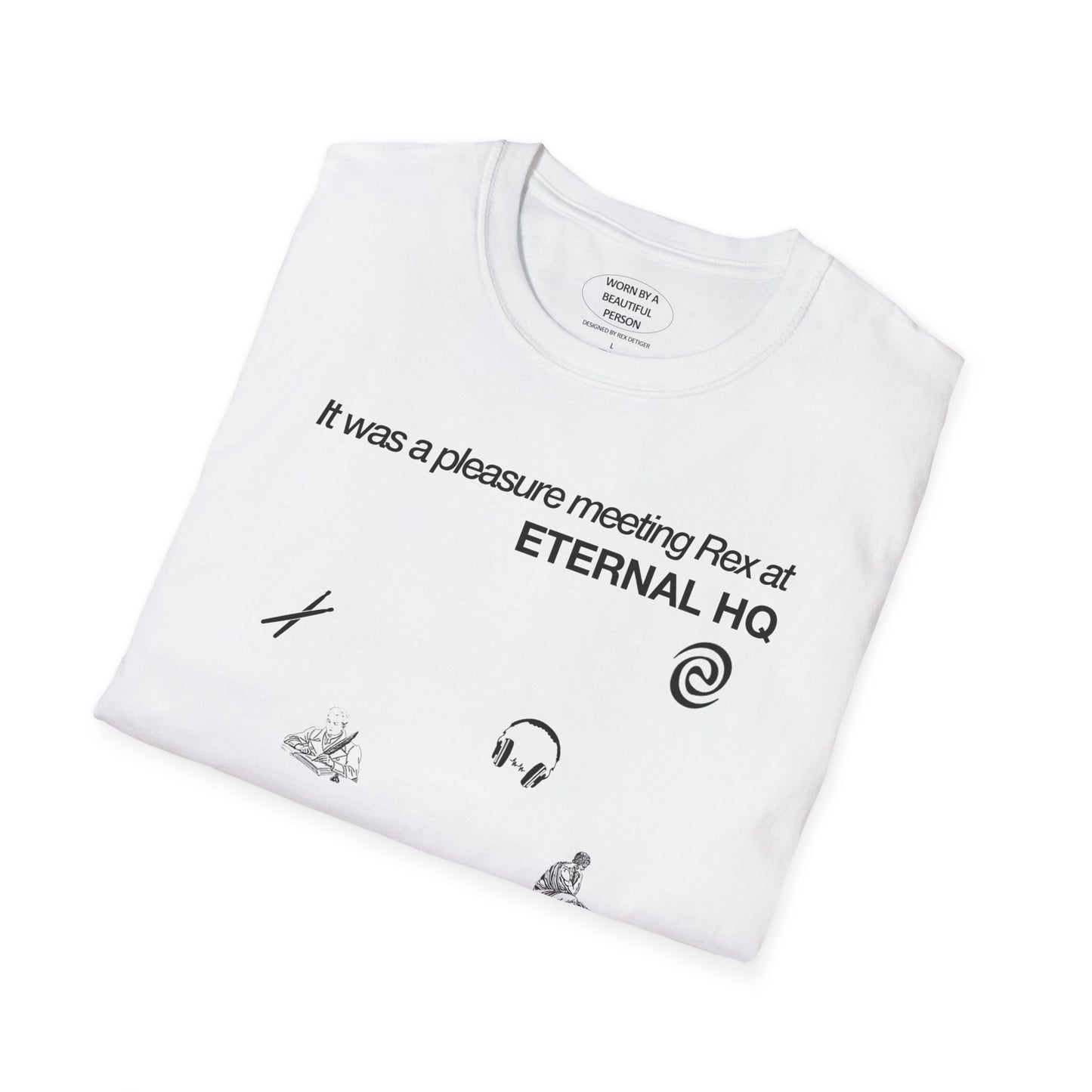 It was a pleasure meeting Rex at Eternal HQ - Unisex Softstyle T-Shirt