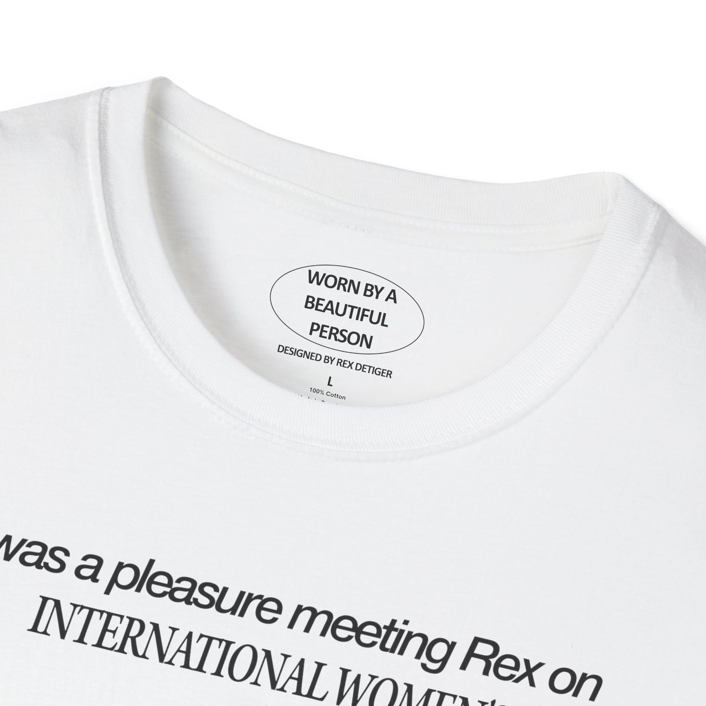 It was a pleasure meeting Rex on International Women's Day 2025