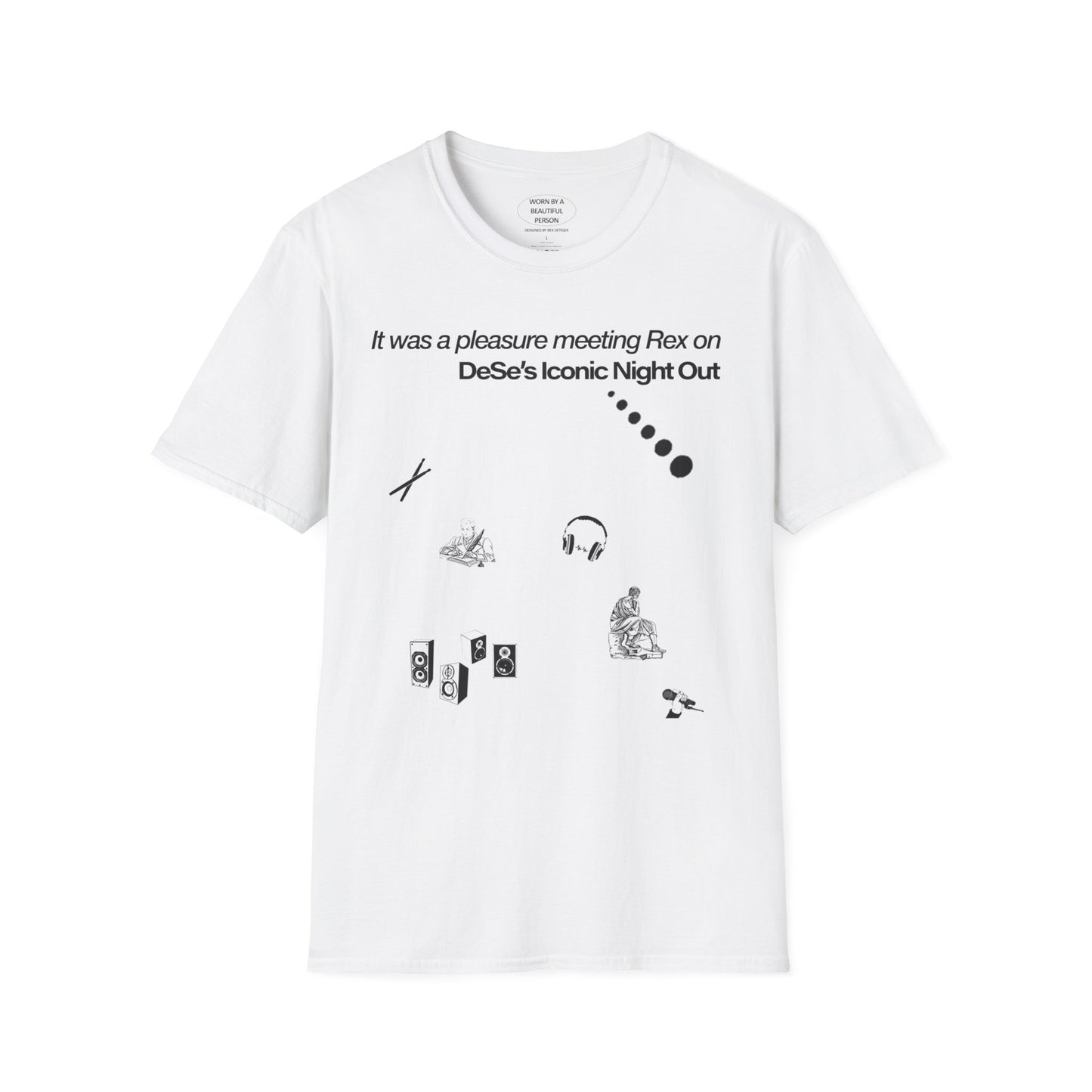 It was a pleasure meeting Rex on DeSe's Iconic Night Out - Unisex Softstyle T-Shirt