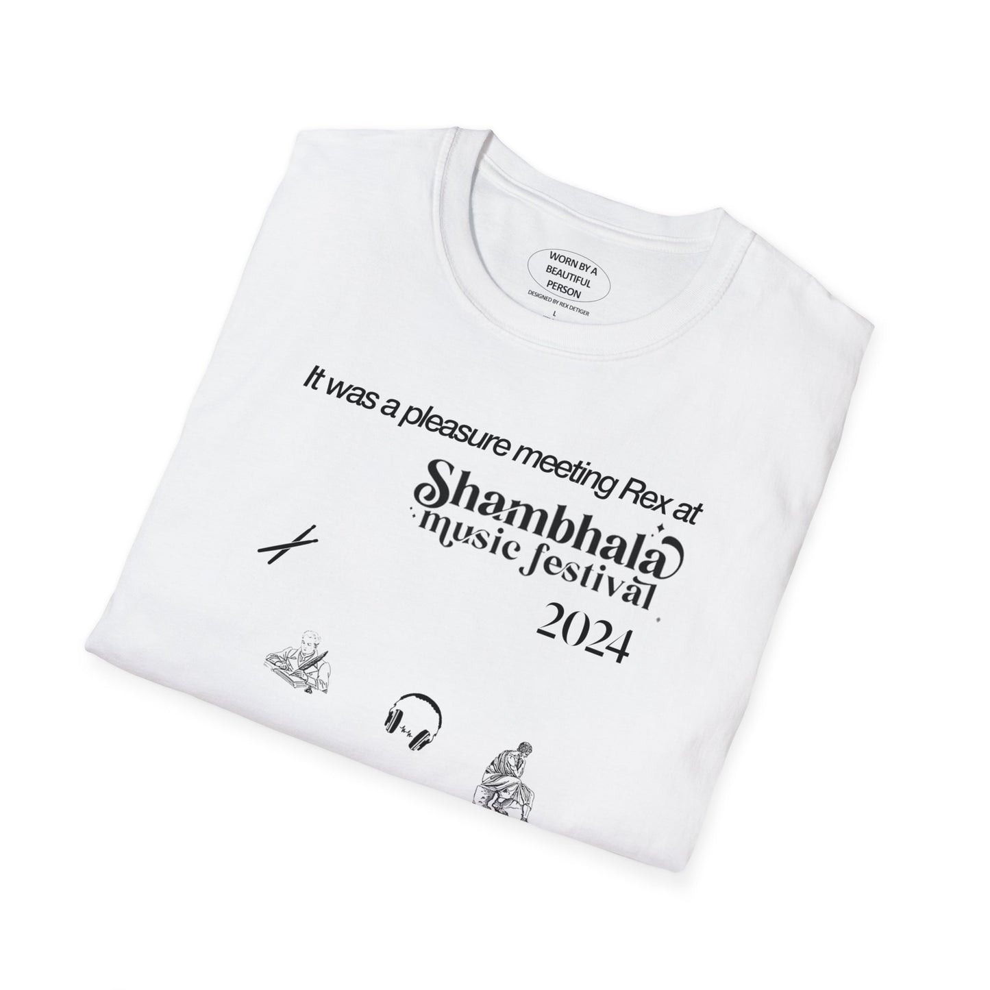It was a pleasure meeting Rex at Shambhala Music Festival 2024 - Unisex Softstyle T-Shirt