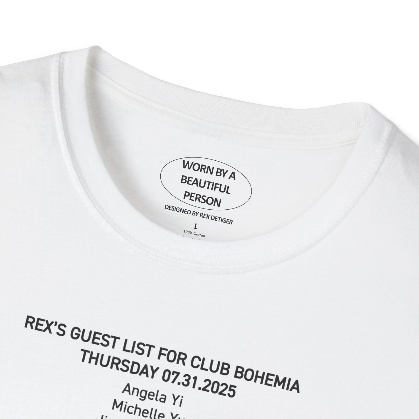Rex's Guest List for Club Bohemia 07.31.2025