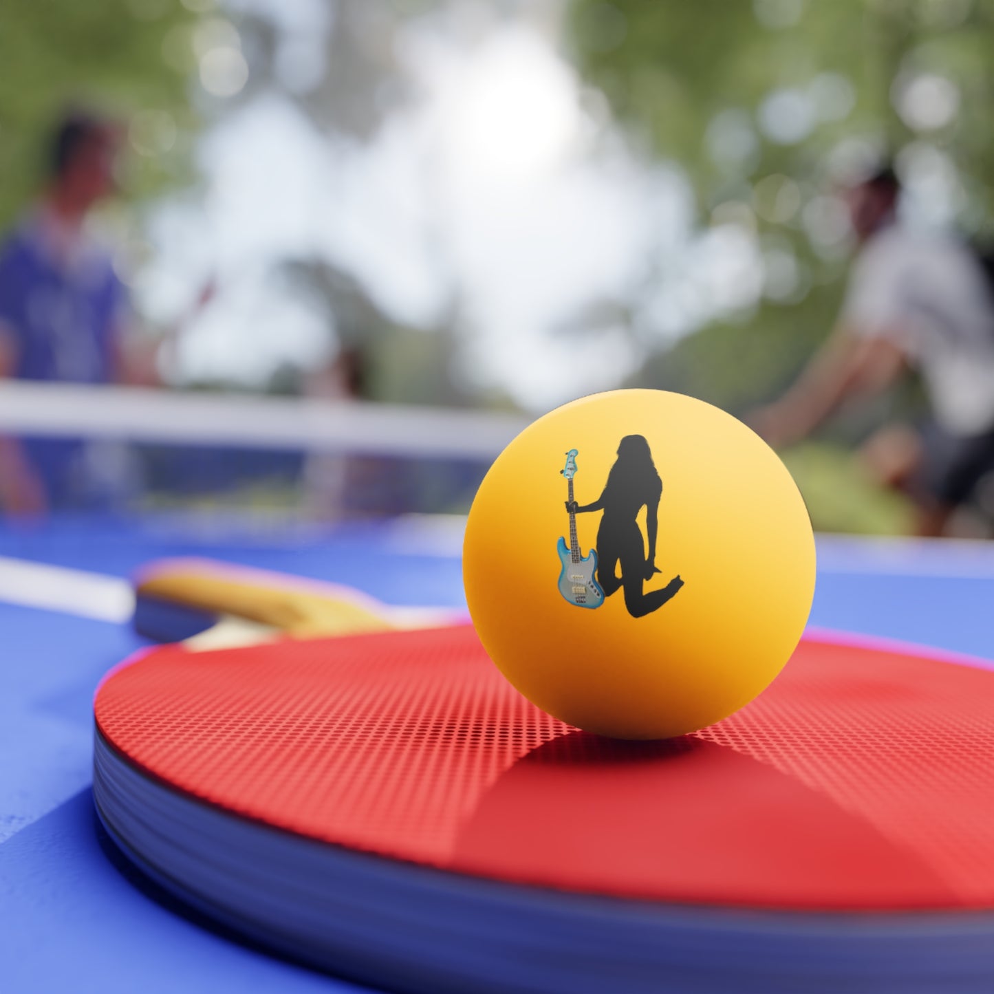 Blu Silhouette - Ping Pong Balls, 6 pcs