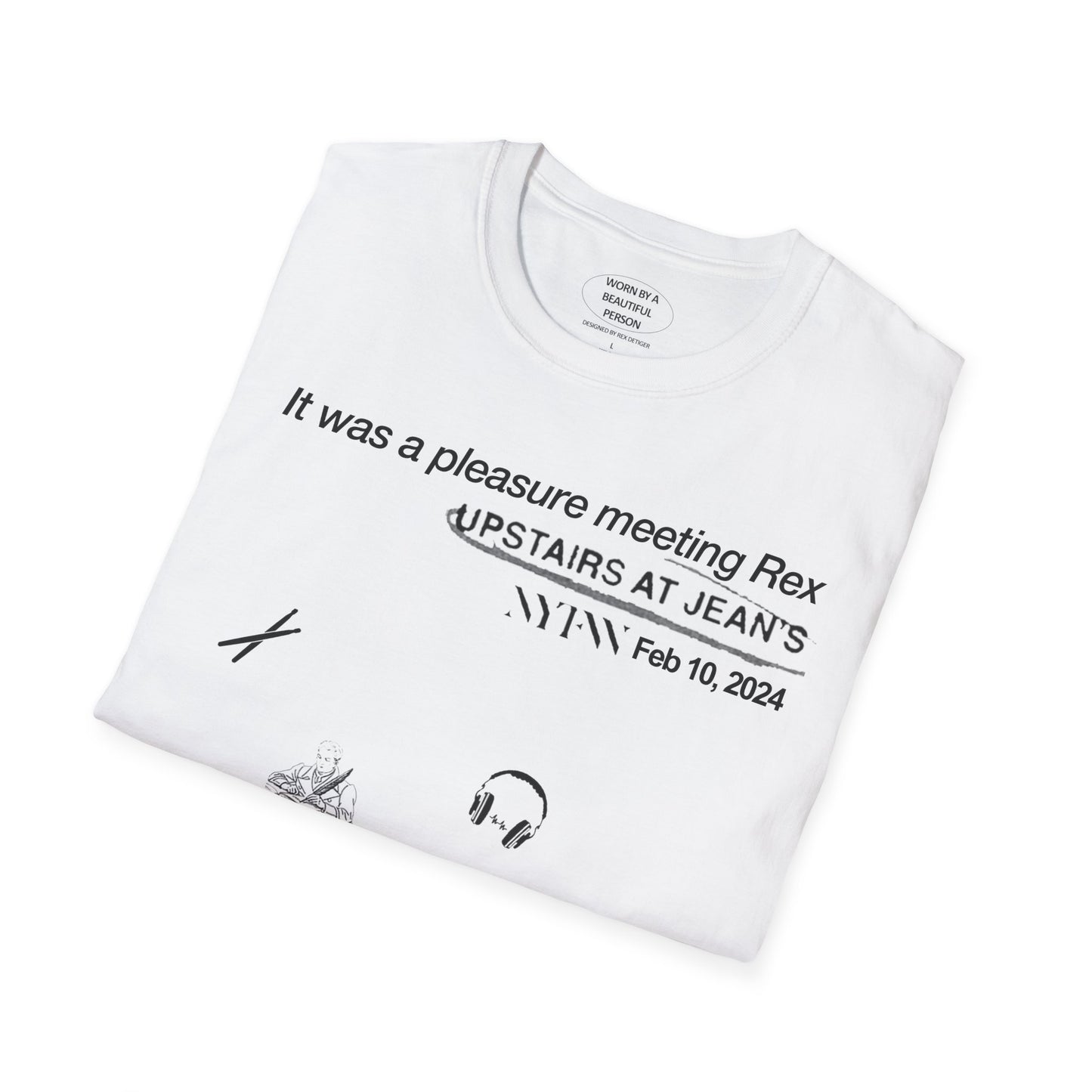 It was a pleasure meeting Rex upstairs at Jean's NYFW - Unisex Softstyle T-Shirt