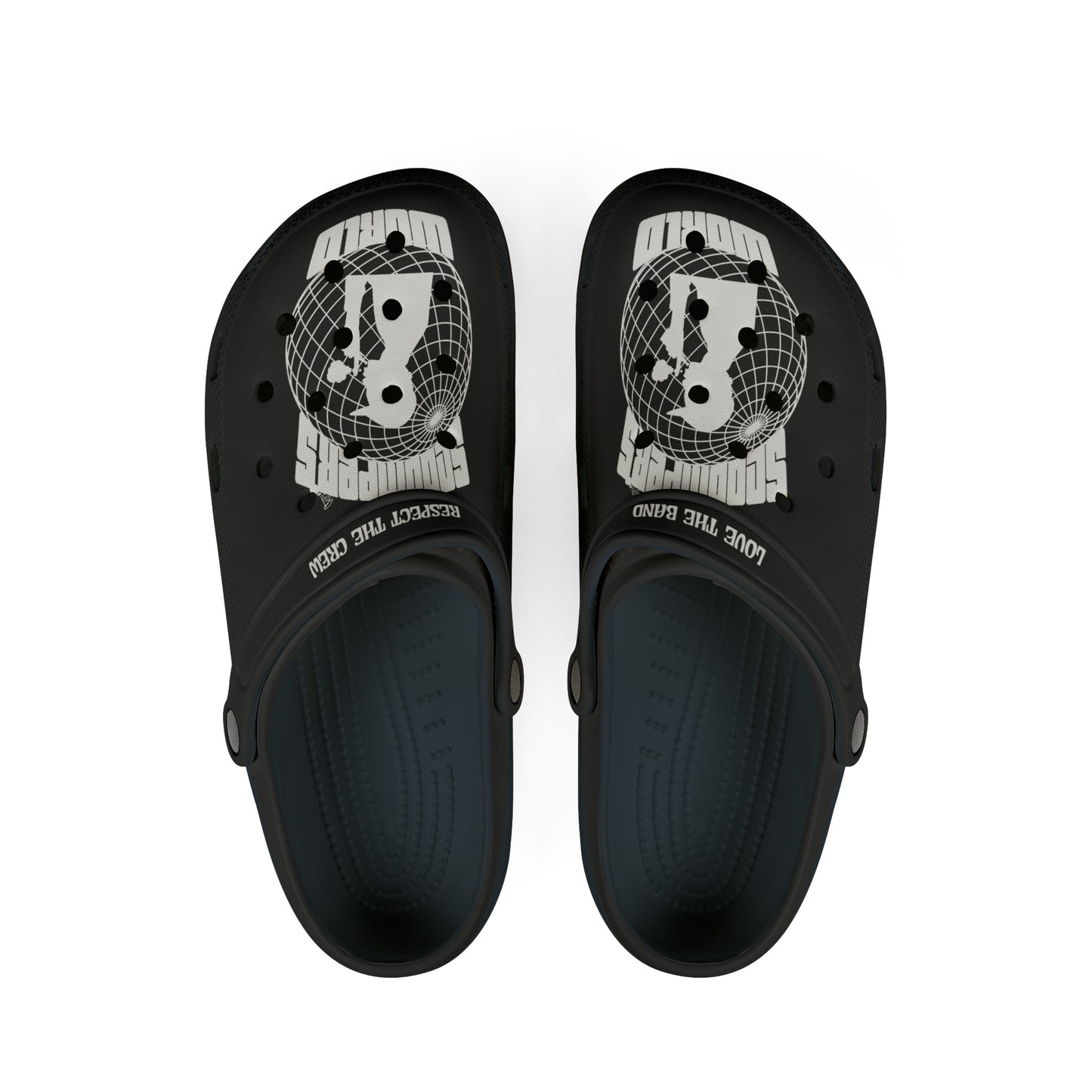 Scoomper's World - Love the Band, Respect the Crew - EVA Foam Clogs