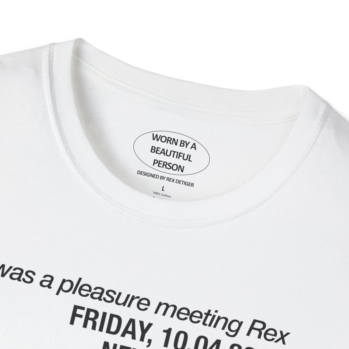 It was a pleasure meeting rex friday 10.04.2024 nyc