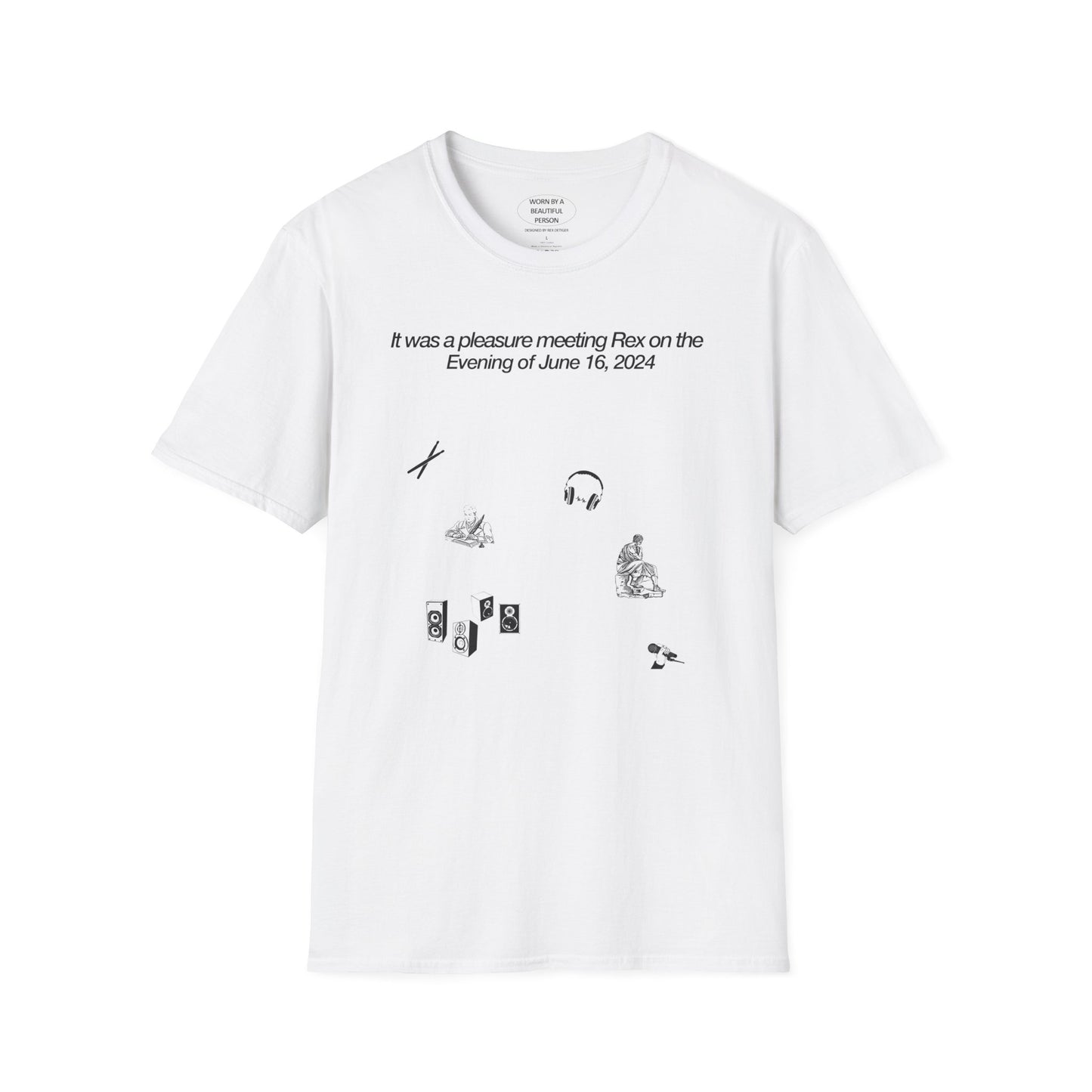 It was a pleasure meeting Rex june 16 2024 - Unisex Softstyle T-Shirt