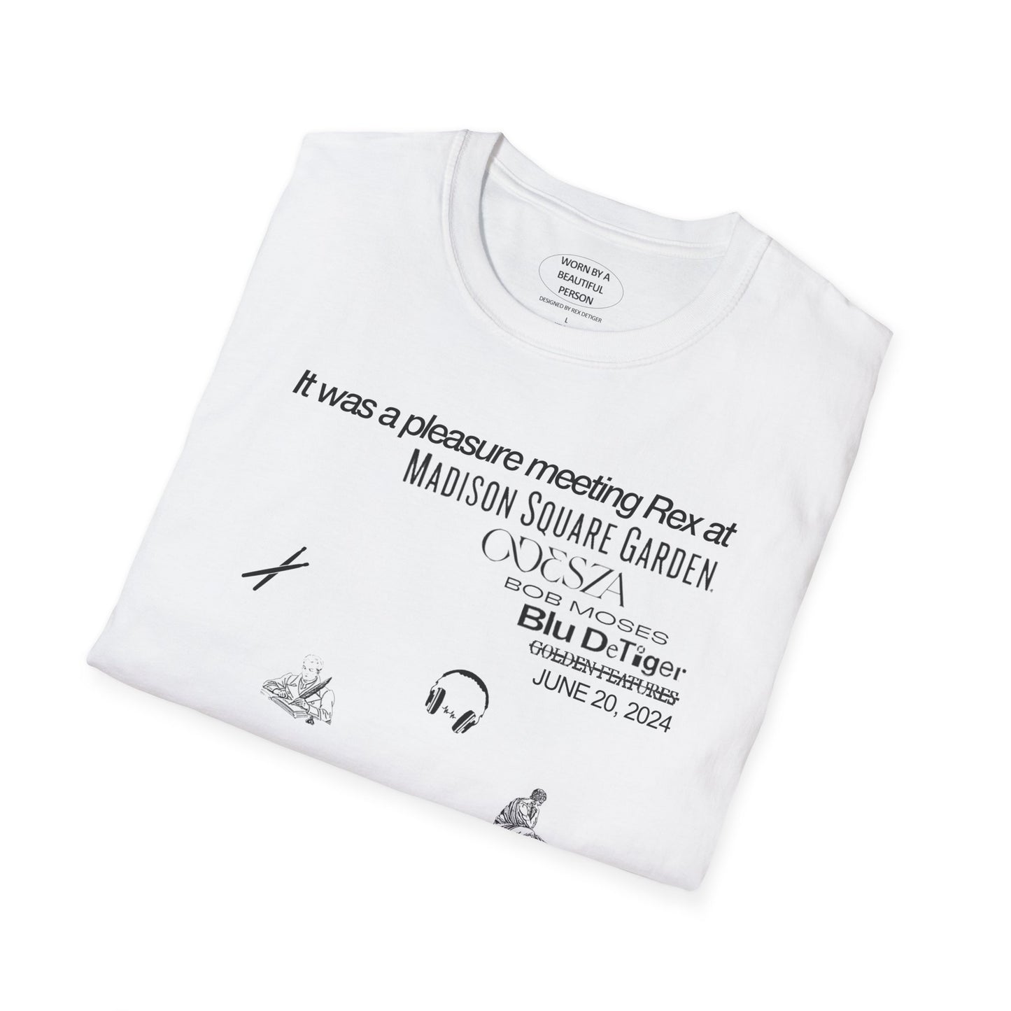It was a pleasure meeting Rex at MSG June 20 2024 - Unisex Softstyle T-Shirt