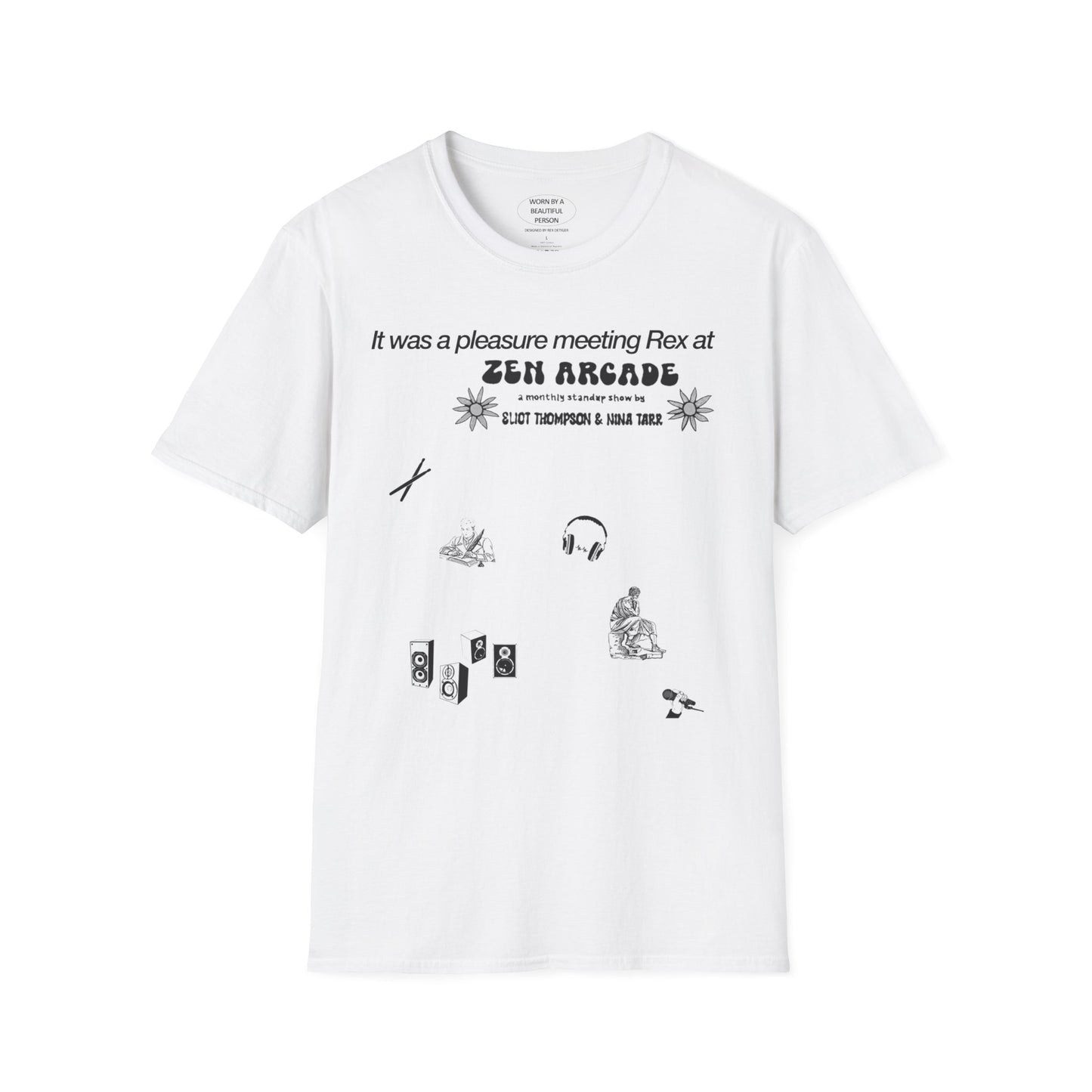 It was a pleasure meeting Rex at Zen Arcade - Unisex Softstyle T-Shirt