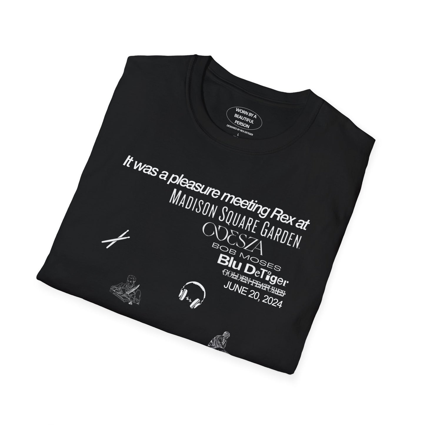 It was a pleasure meeting Rex at MSG June 20 2024 - Unisex Softstyle T-Shirt