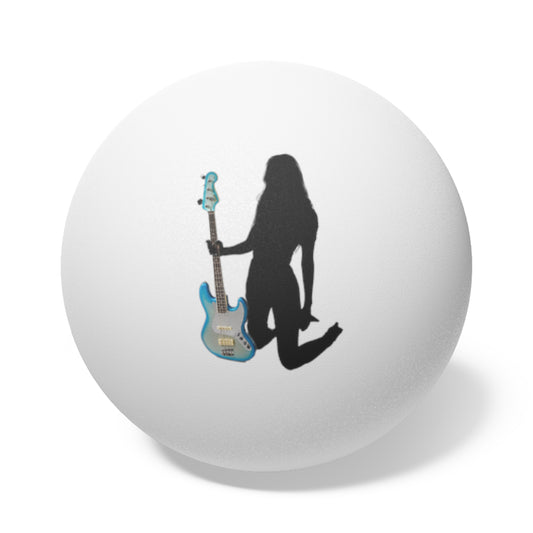 Blu Silhouette - Ping Pong Balls, 6 pcs