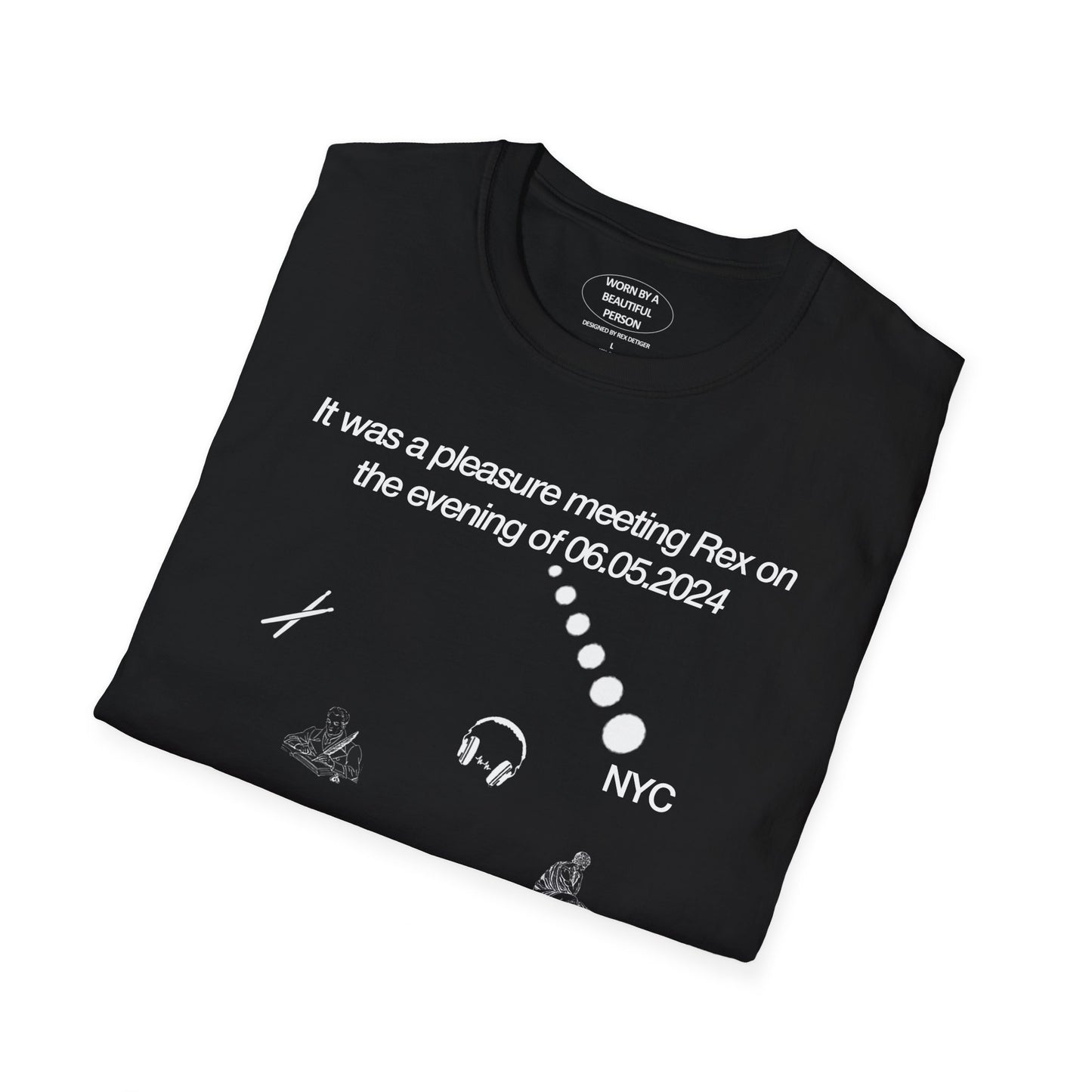 It was a pleasure meeting Rex on the evening of 06.05.2024 NYC - Unisex Softstyle T-Shirt