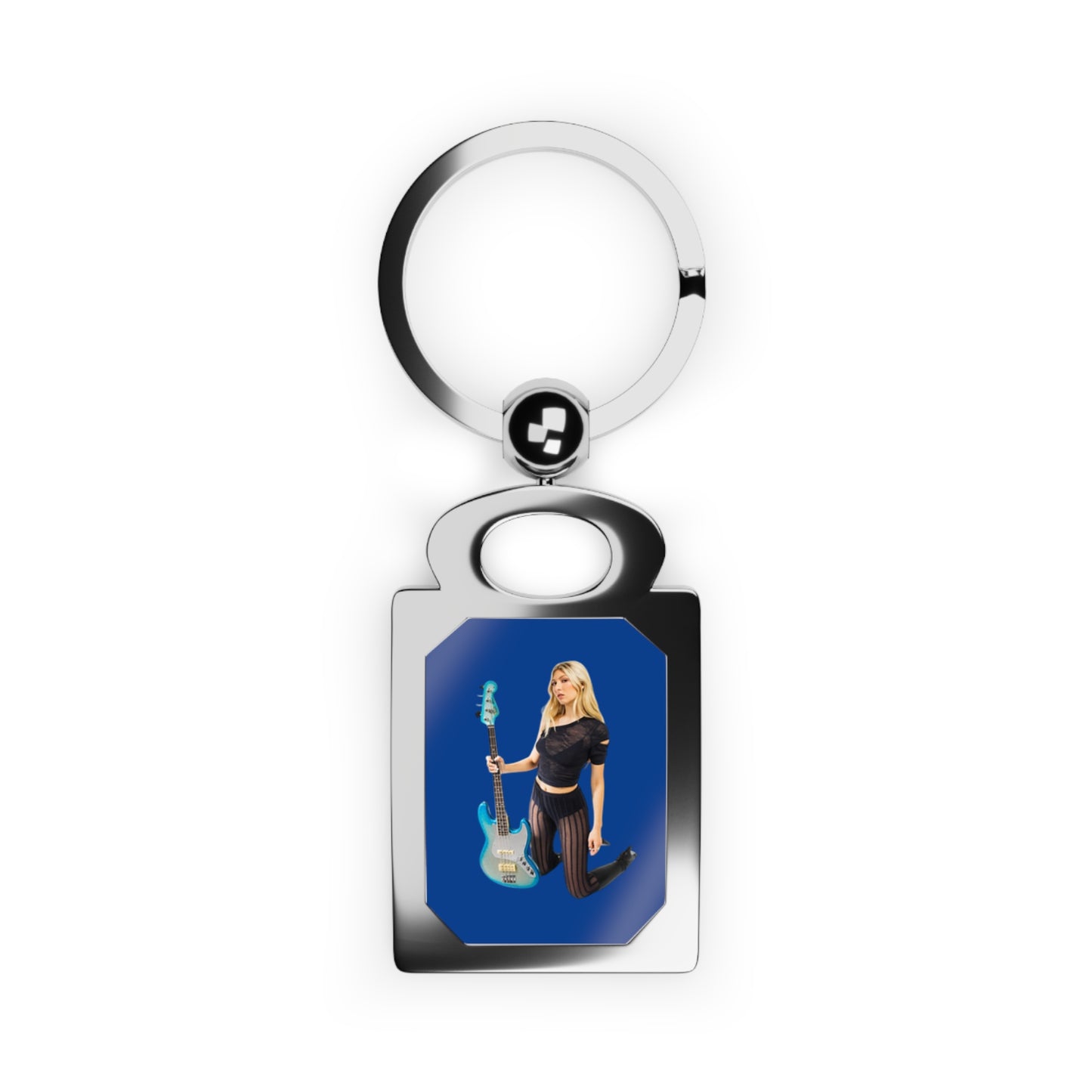 Blu and Her Bass Keychain