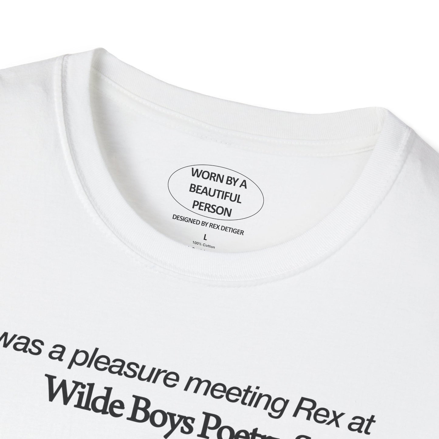 It was a pleasure meeting Rex at Wilde Boys Poetry Salon