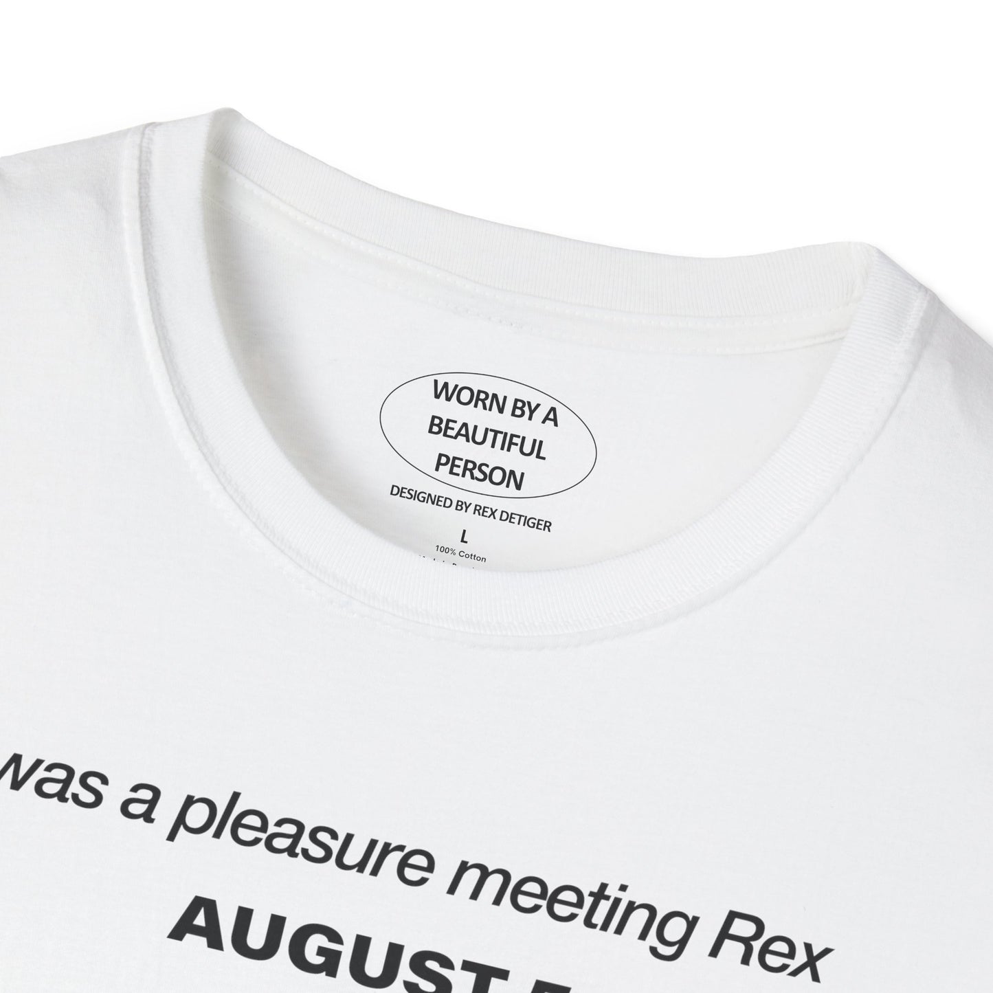 It was a pleasure meeting Rex August 5, 2025 NYC