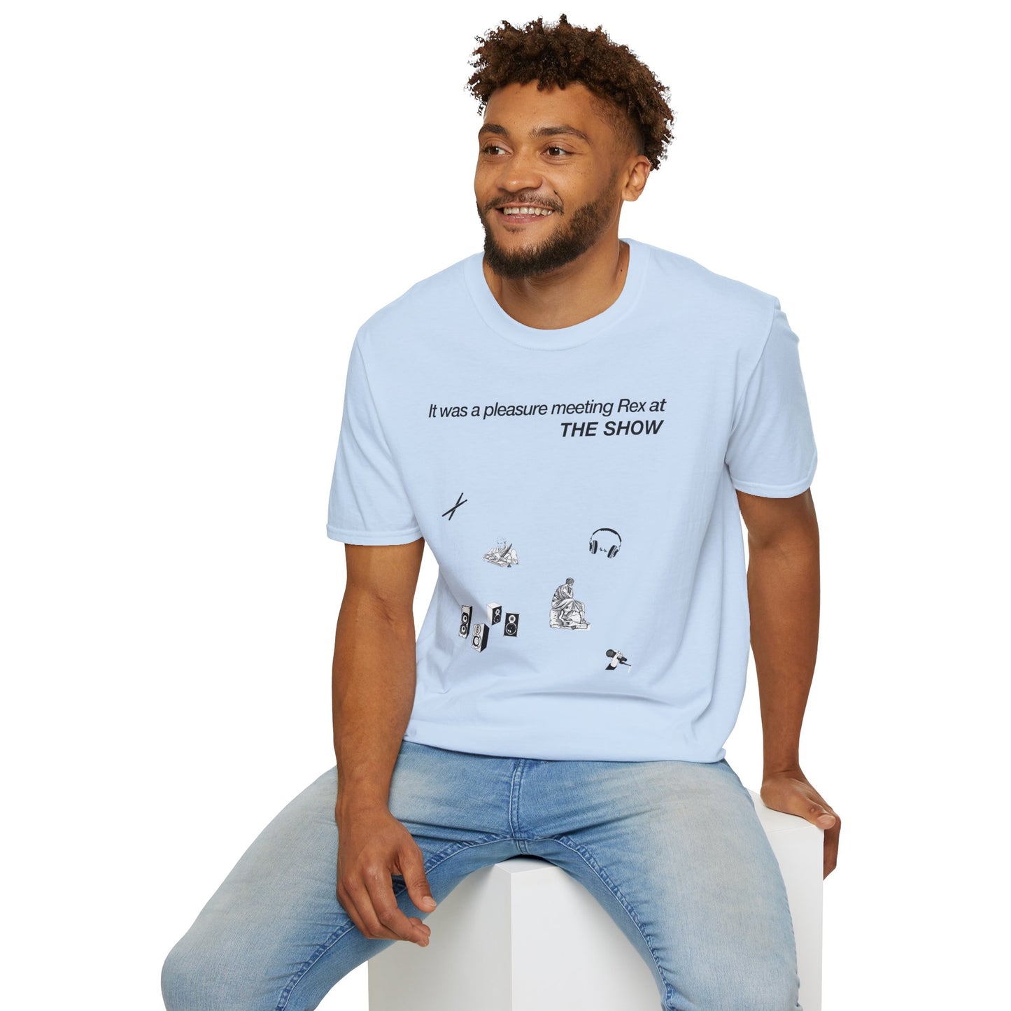It was a pleasure meeting Rex at THE SHOW - Unisex Softstyle T-Shirt