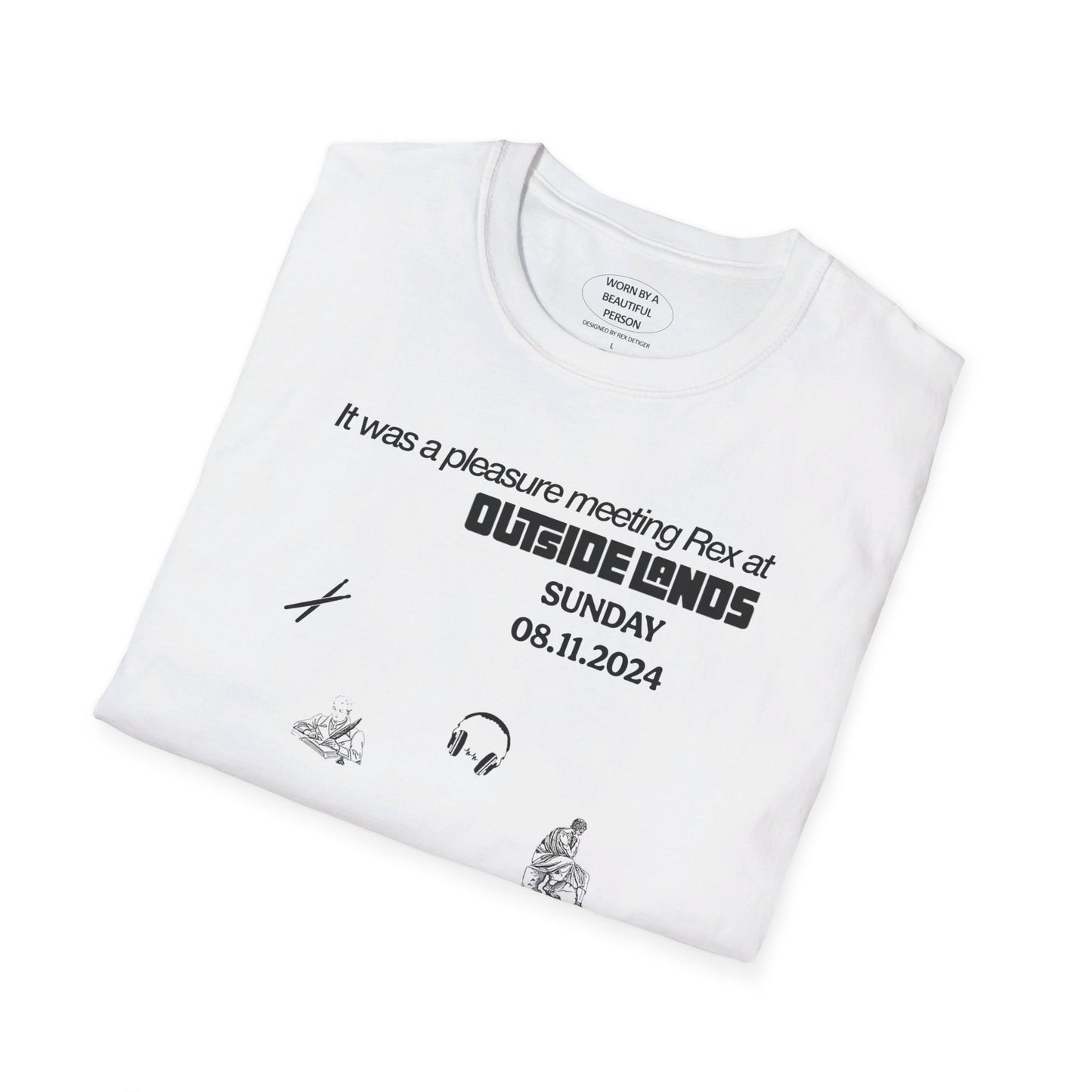 It was a pleasure meeting Rex at outside lands - Unisex Softstyle T-Shirt