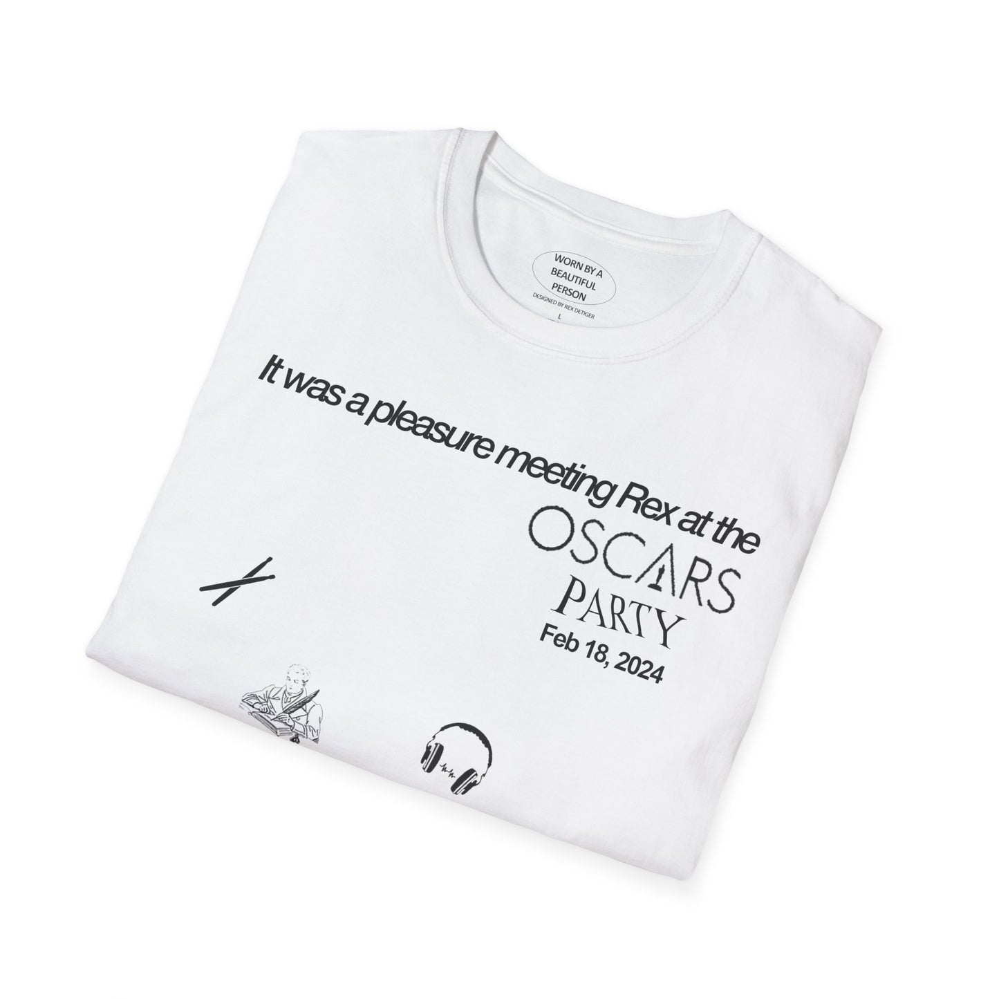 It was a pleasure meeting you at the Oscars Party 2024 - Unisex Softstyle T-Shirt