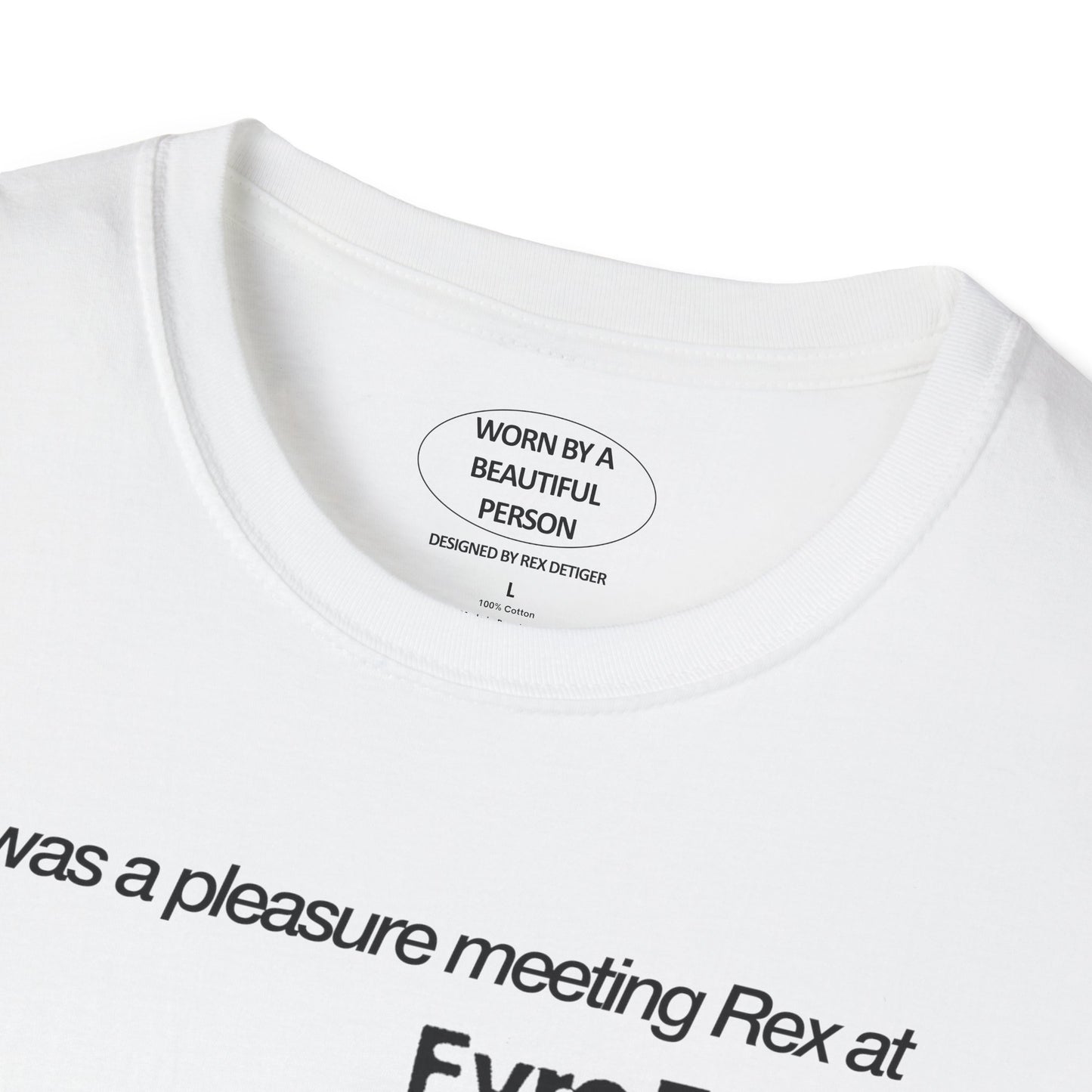 It was a pleasure meeting Rex at Fyre Fest Was So Fun launch party and preview showing