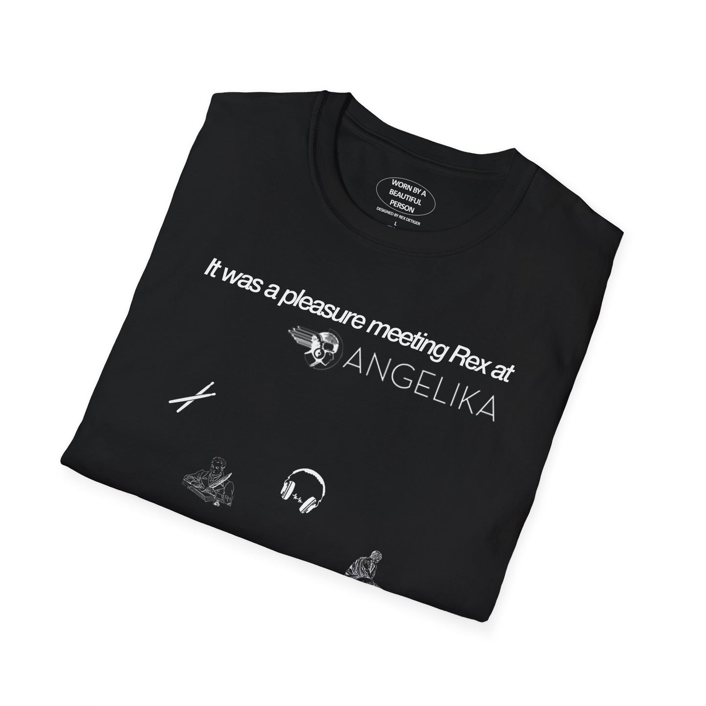 It was a pleasure meeting Rex at Angelika - Unisex Softstyle T-Shirt