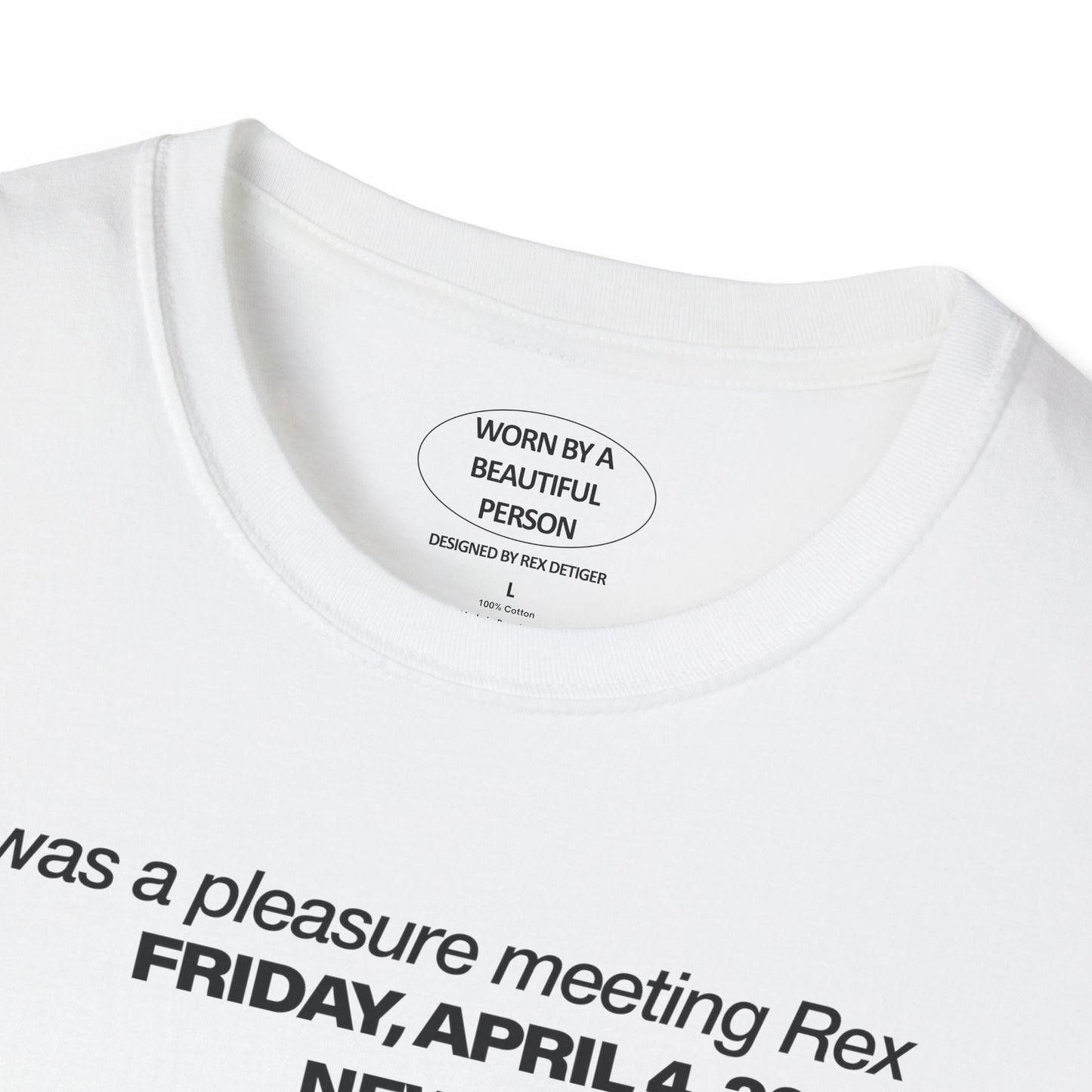 It was a pleasure meeting Rex at Fri 04.04.2025 NYC