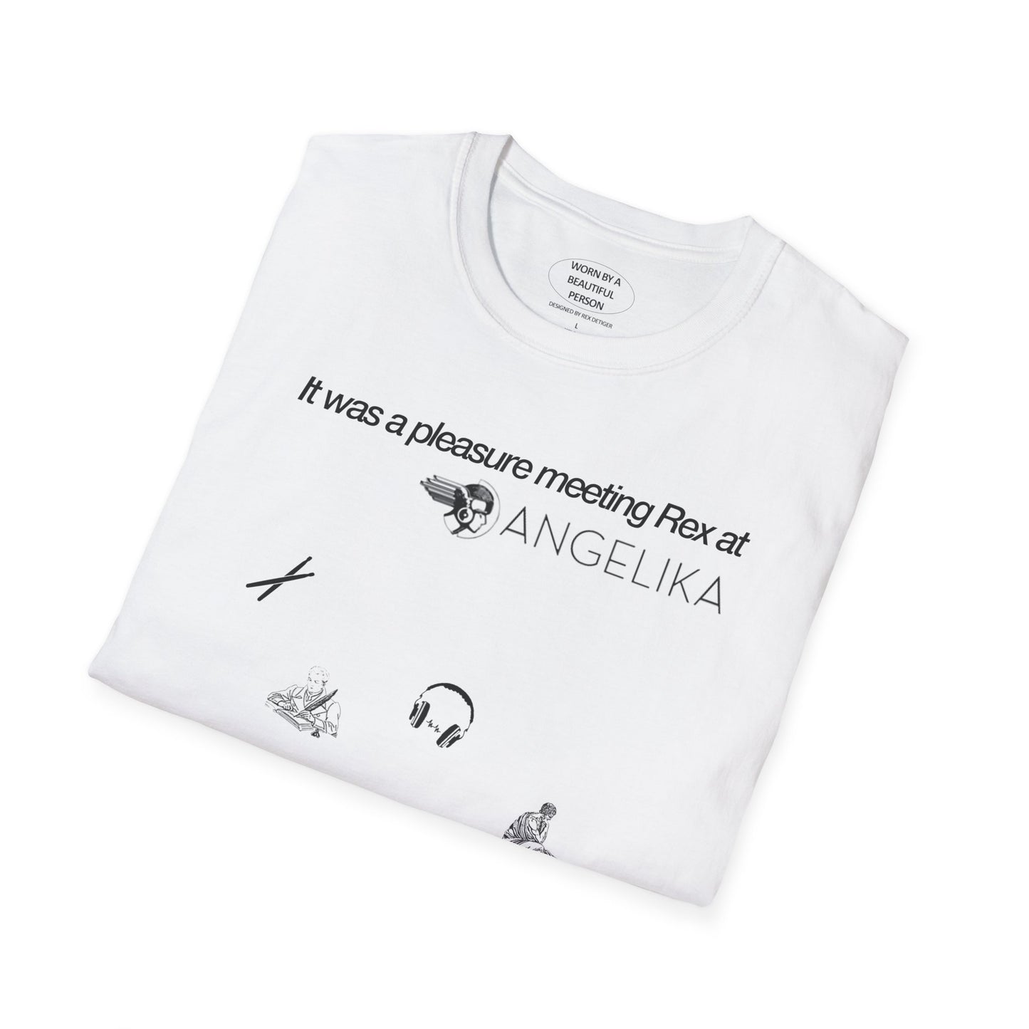 It was a pleasure meeting Rex at Angelika - Unisex Softstyle T-Shirt