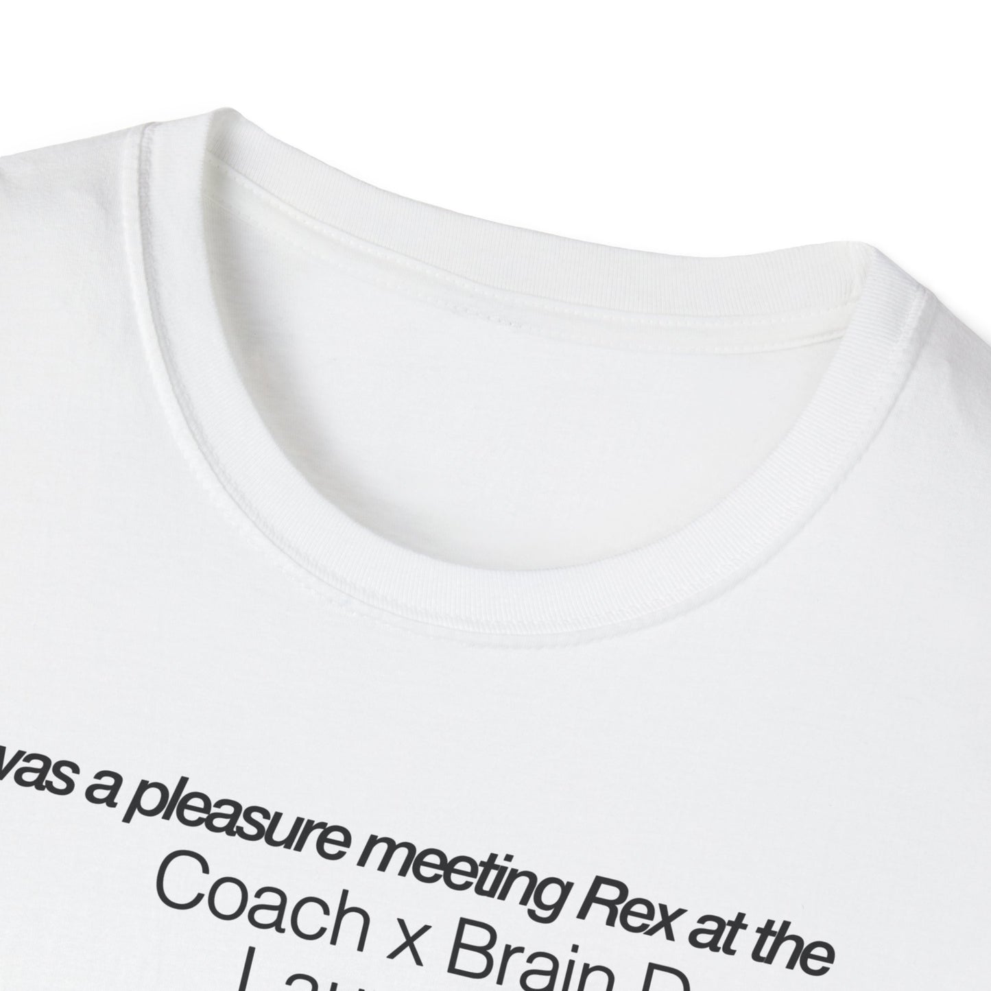It was a pleasure meeting Rex at Coach x Brain Dead Launch Party May 14 2026 NYC