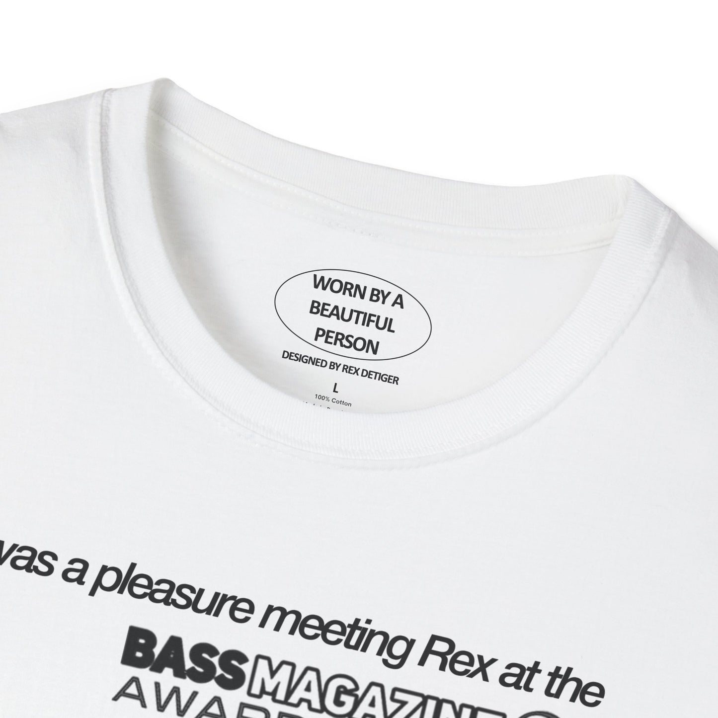 It was a pleasure meeting Rex at the Bass Magazine Awards 2026