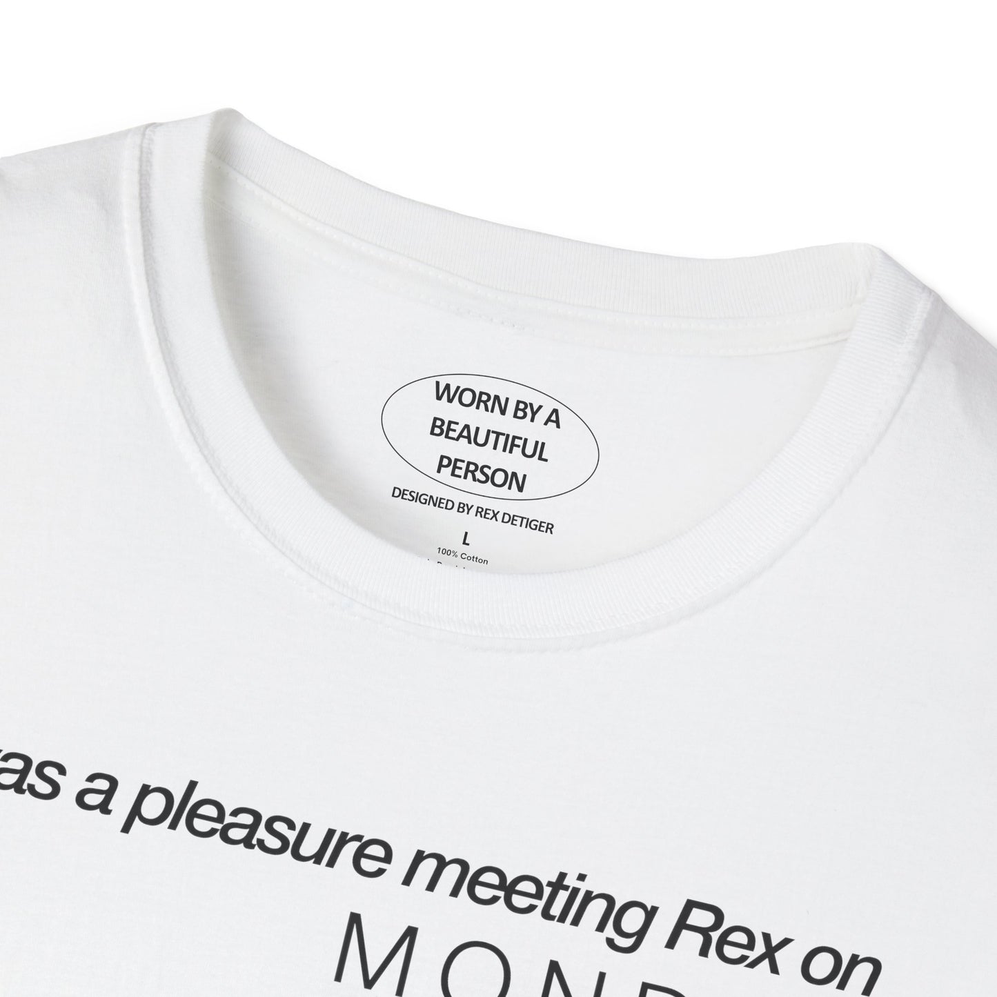 It was a pleasure meeting Rex Monday June 3 2024 - Unisex Softstyle T-Shirt