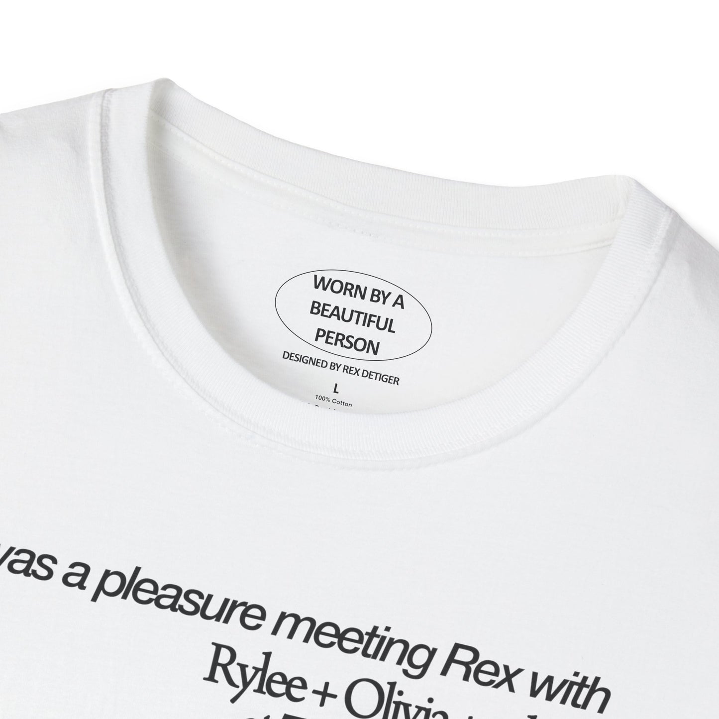 It was a pleasure meeting Rex with rylee + olivia + other at 7:30pm sharp