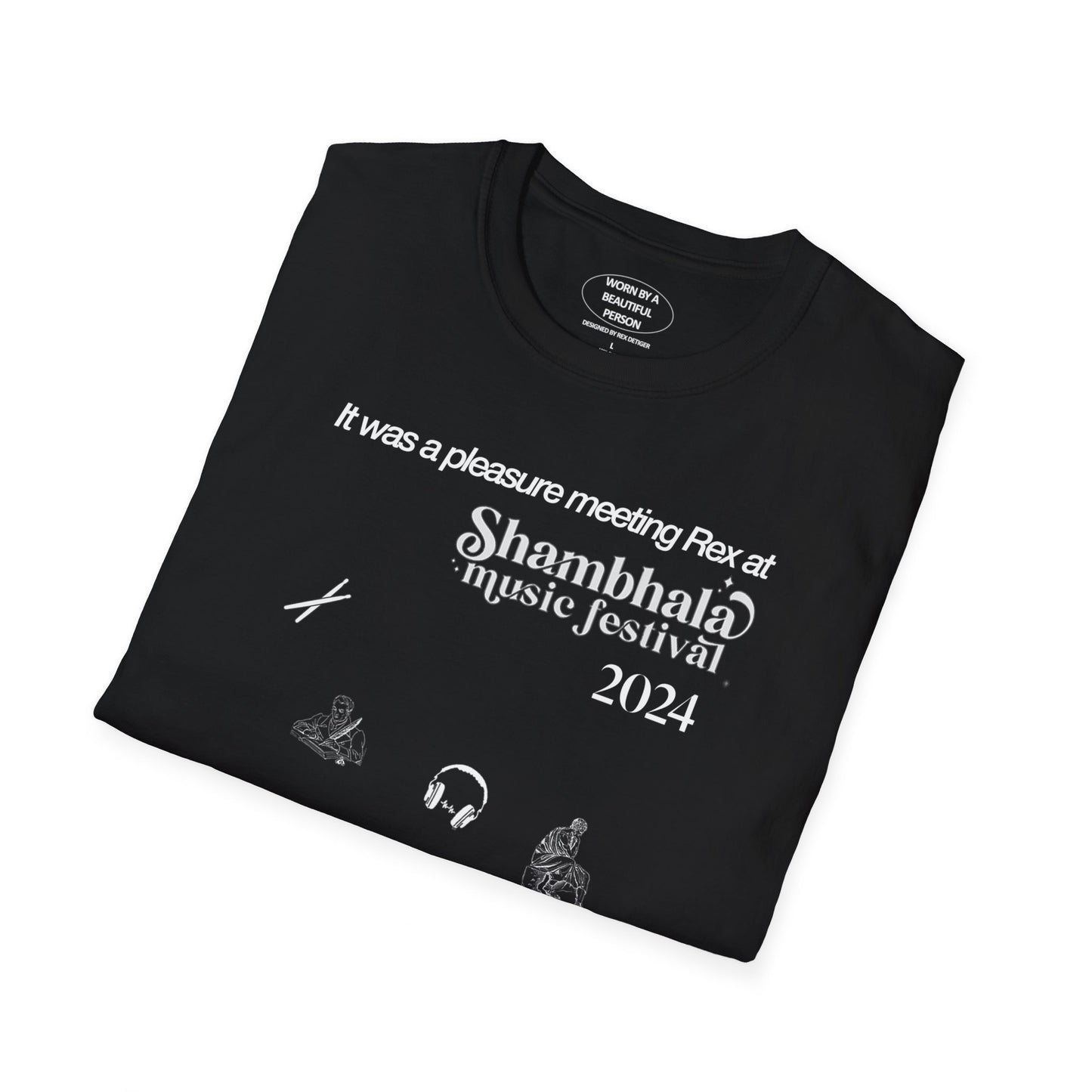 It was a pleasure meeting Rex at Shambhala Music Festival 2024 - Unisex Softstyle T-Shirt