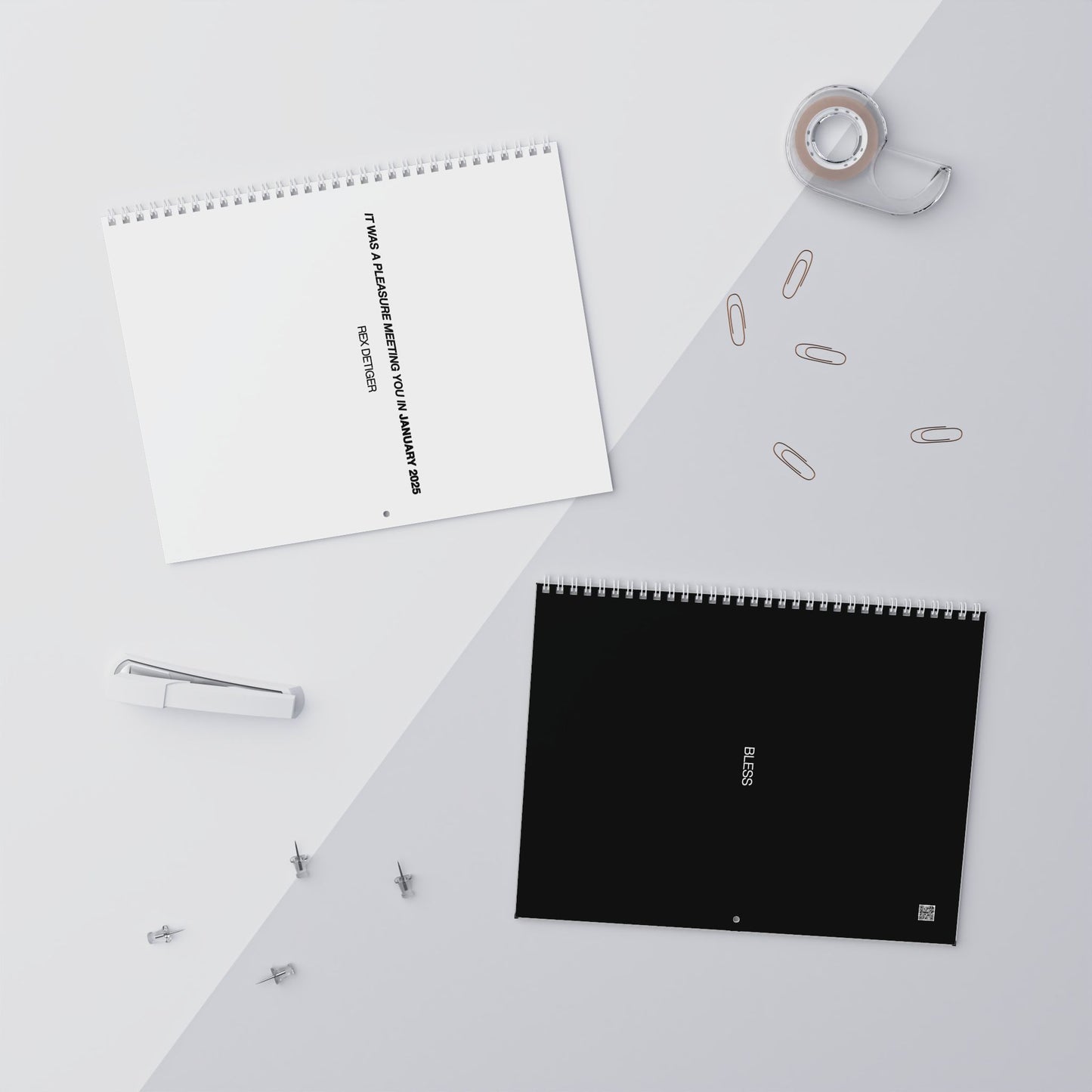 IT WAS A PLEASURE MEETING REX IN JANUARY 2025 - CARD+SHIRT ZINE BY REX DETIGER