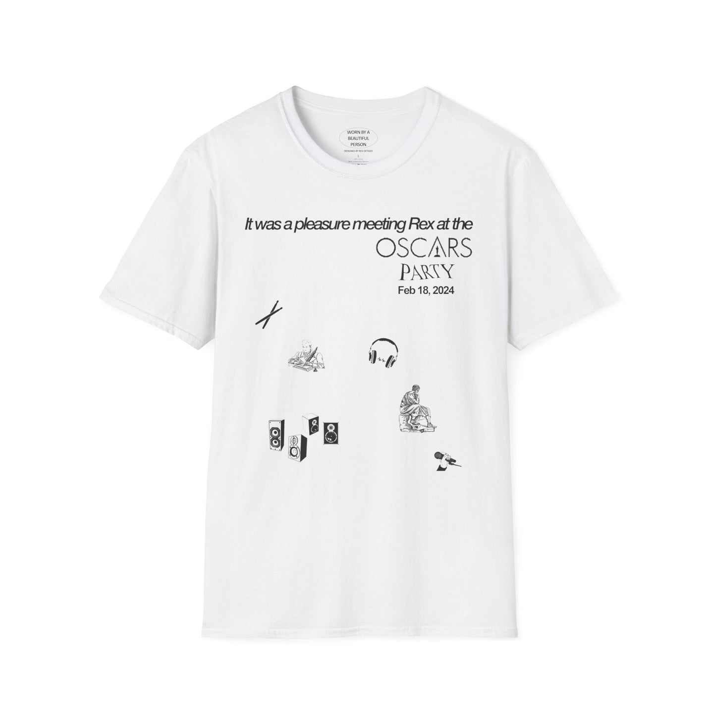 It was a pleasure meeting you at the Oscars Party 2024 - Unisex Softstyle T-Shirt