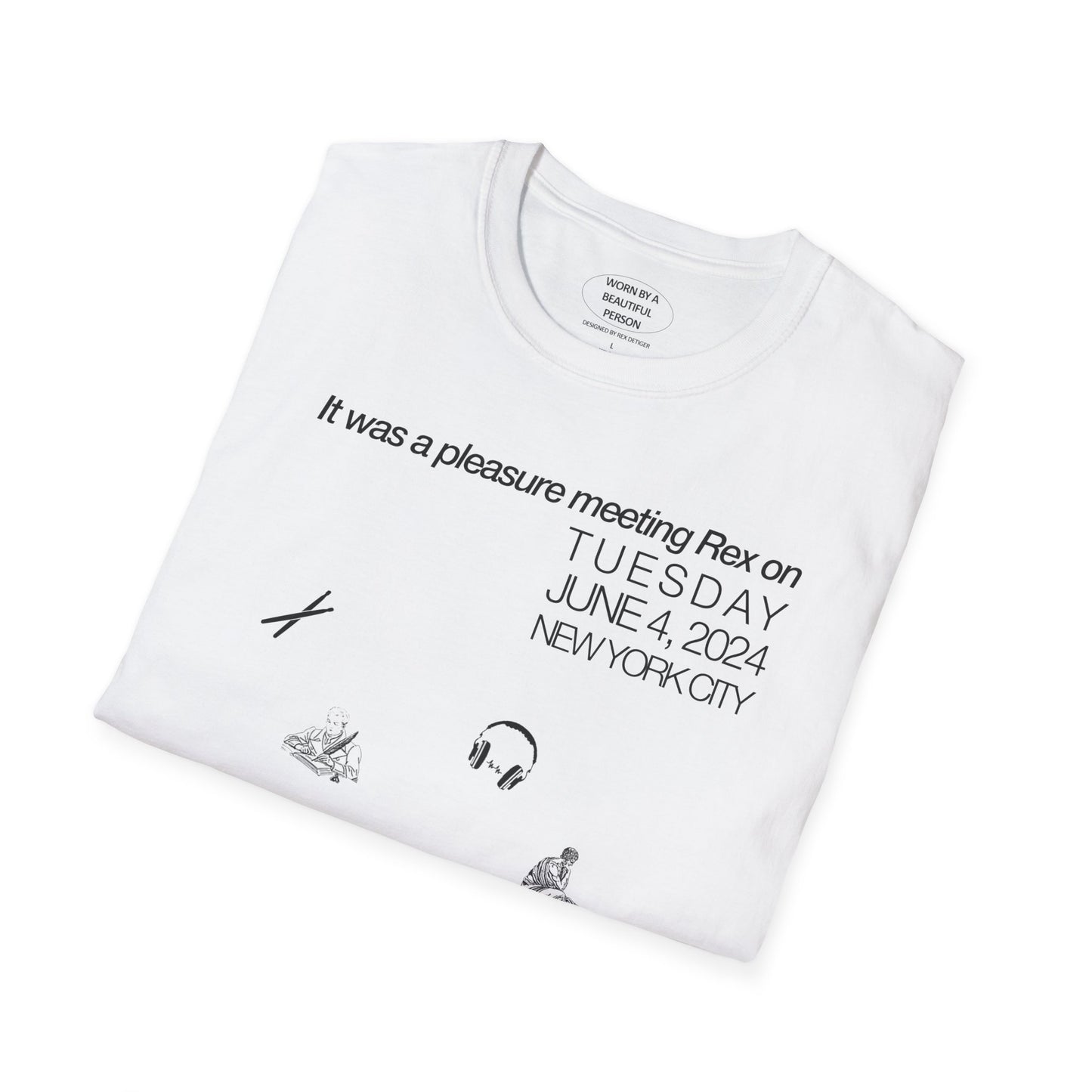It was a pleasure meeting Rex June 4 2024 - Unisex Softstyle T-Shirt