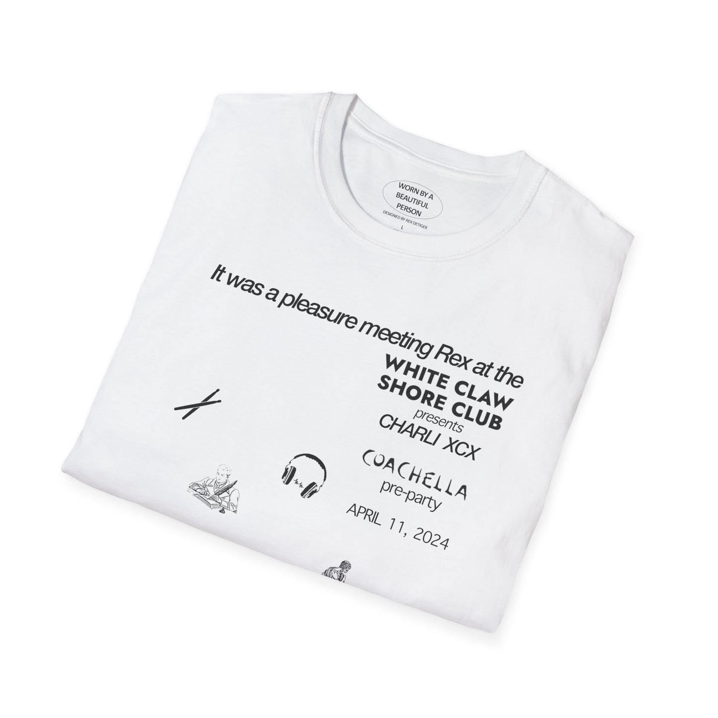 It was a pleasure meeting Rex at the shore club coachella pre party - Unisex Softstyle T-Shirt