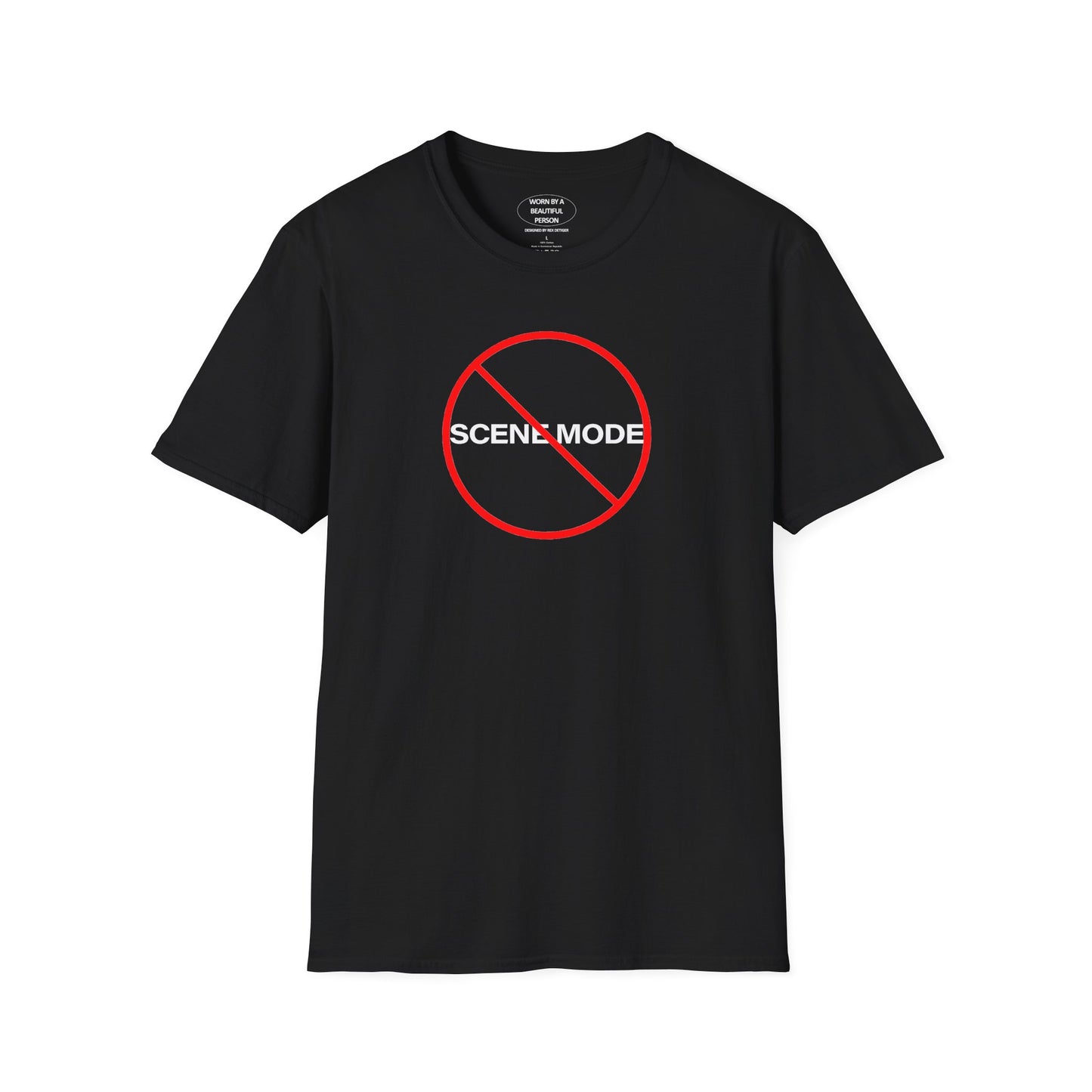 NO SCENE MODE - Unisex Softstyle T-Shirt
