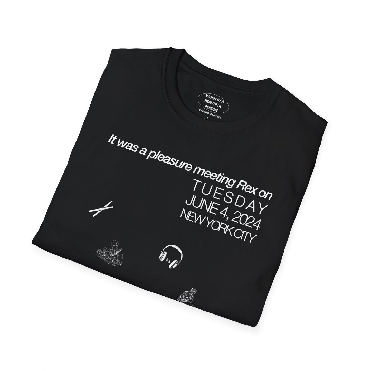 It was a pleasure meeting Rex June 4 2024 - Unisex Softstyle T-Shirt