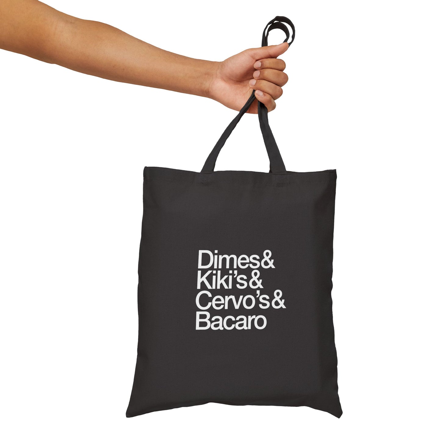 Vintage 2023 Dimes Square Bars&Restaurants Cotton Canvas Tote Bag [LIMITED EDITION]
