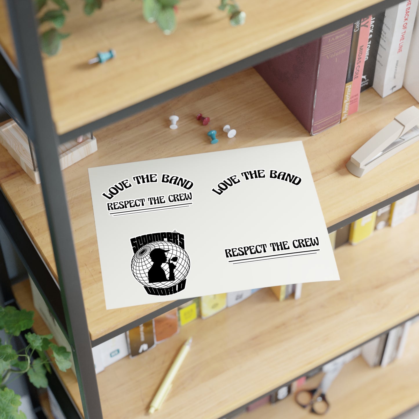 Love the Band, Respect the Crew - Scoomper's World - Sticker Sheets